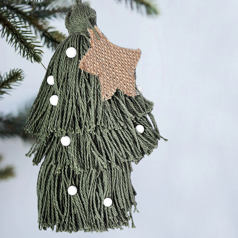 Cotton Christmas Wall Hanging | Multicolour | Set of 4、mySite、camillekostekn