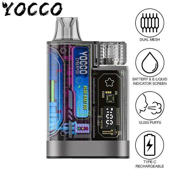 Yocco CyberPod 12K Disposable Vape 5 pack 20mL、mySite、zt4zffjzw