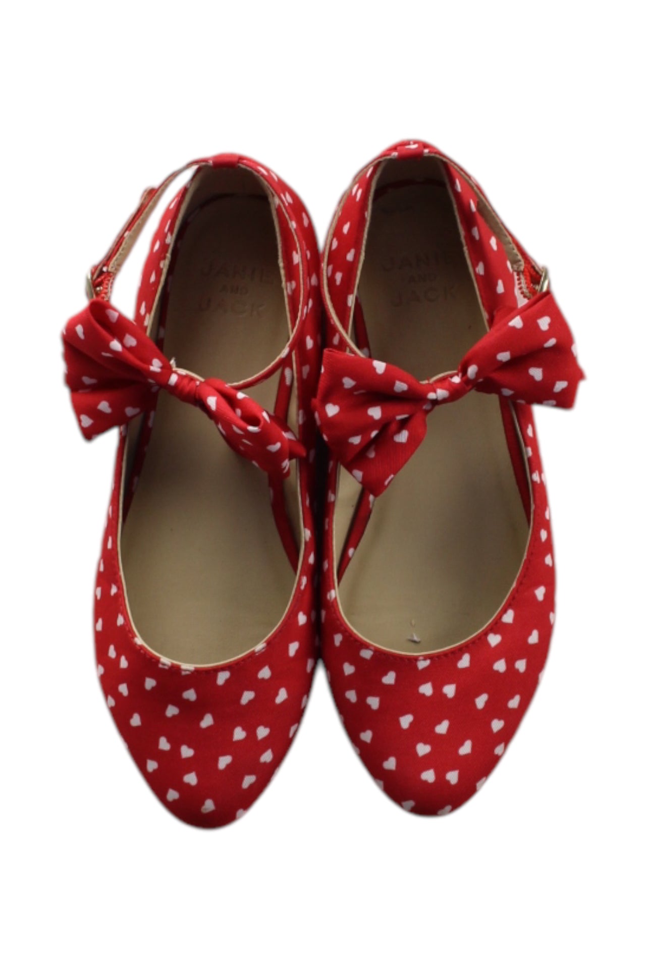 Janie & Jack Heart Pattern Flats EU30、mySite、g9winljtr