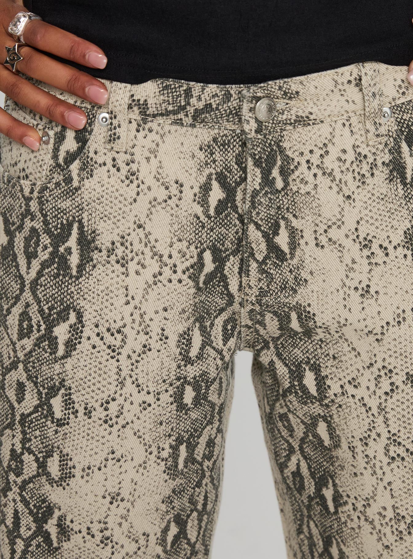 Serpentina Straight Leg Jeans Snake、mySite、solidvoid