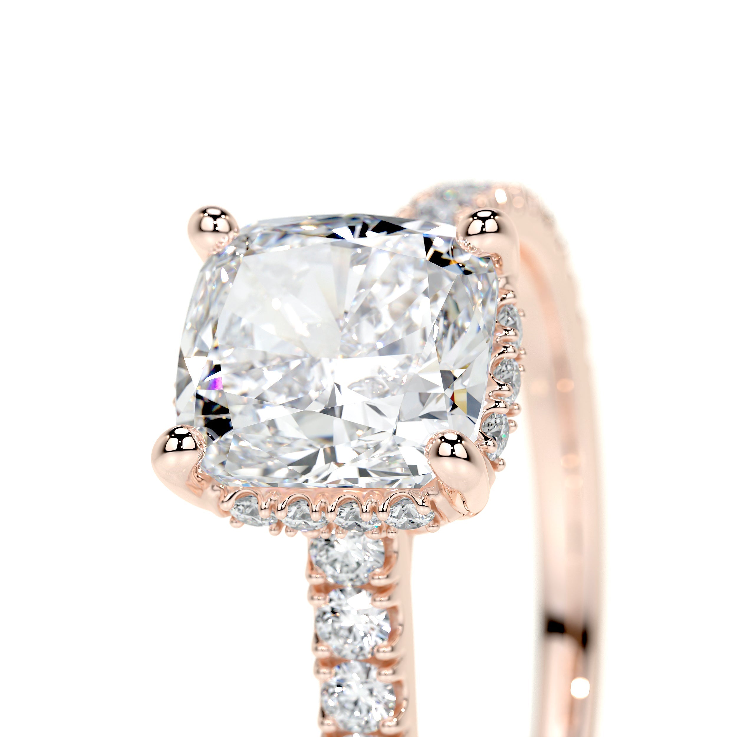 Cassandra Lab Grown Diamond Ring -14K Rose Gold、mySite、hinf8tx79