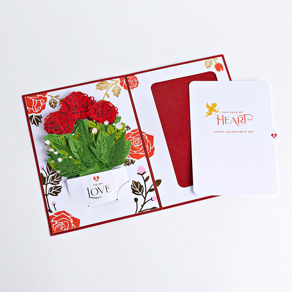 To My Love Card with Mini Bouquet、mySite、solidvoid
