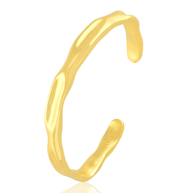 Molten Hand Cuff | 14K Gold Plated、mySite、camillekostekn