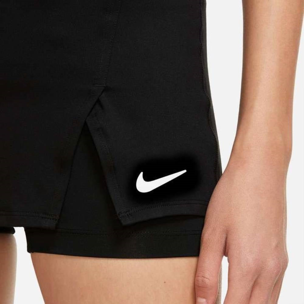 Nike Women's Dri-FIT Victory Stretch Skirt (Black/White)、mySite、neckold
