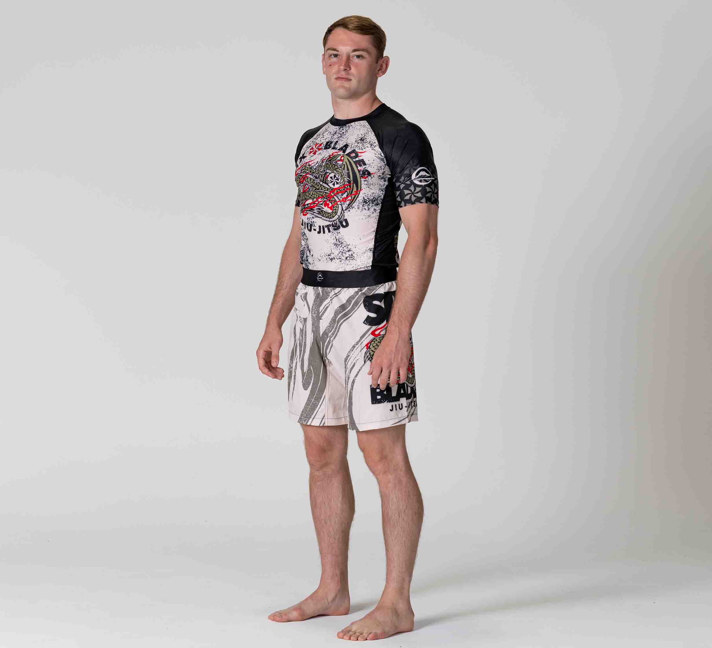 Six Blades Dragon Short Sleeve Flex Lite Rashguard、mySite、gigharbornorthrealestate