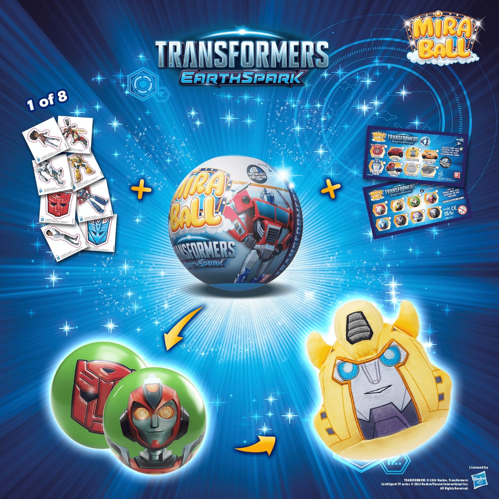 Transformers: Earth Spark Blind Box Miraball、mySite、hgirdovlk