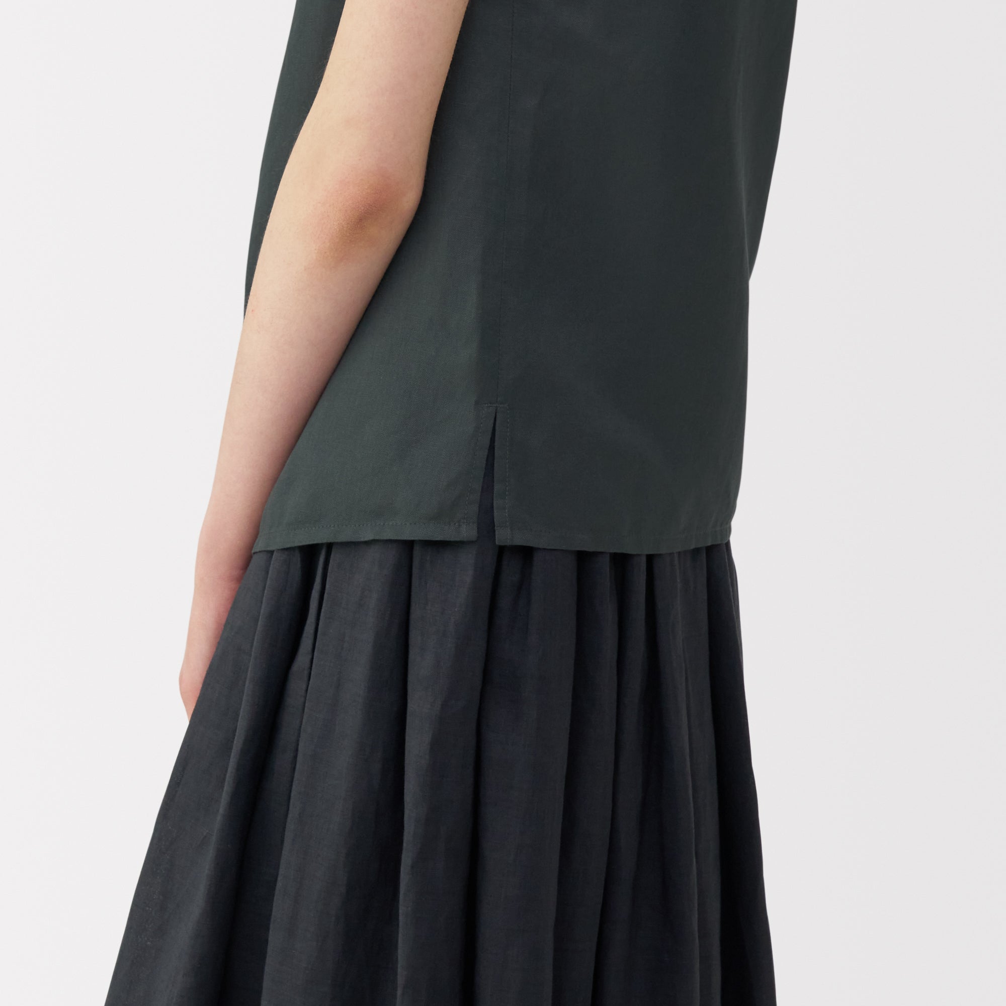  Labo Women's Linen Silk Sleeveless Shirt、mySite、sugarbowlscore