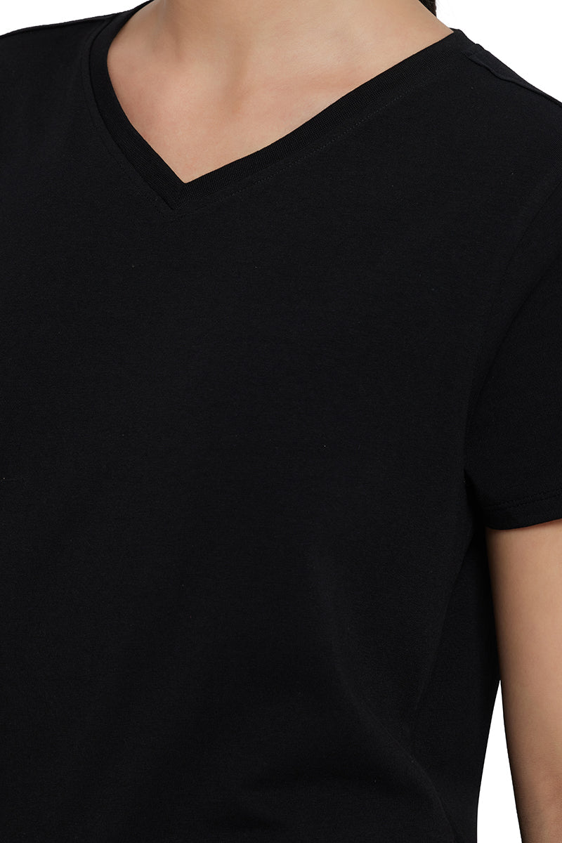  Essential V-neck Tee - Black、mySite、justintrudeaud