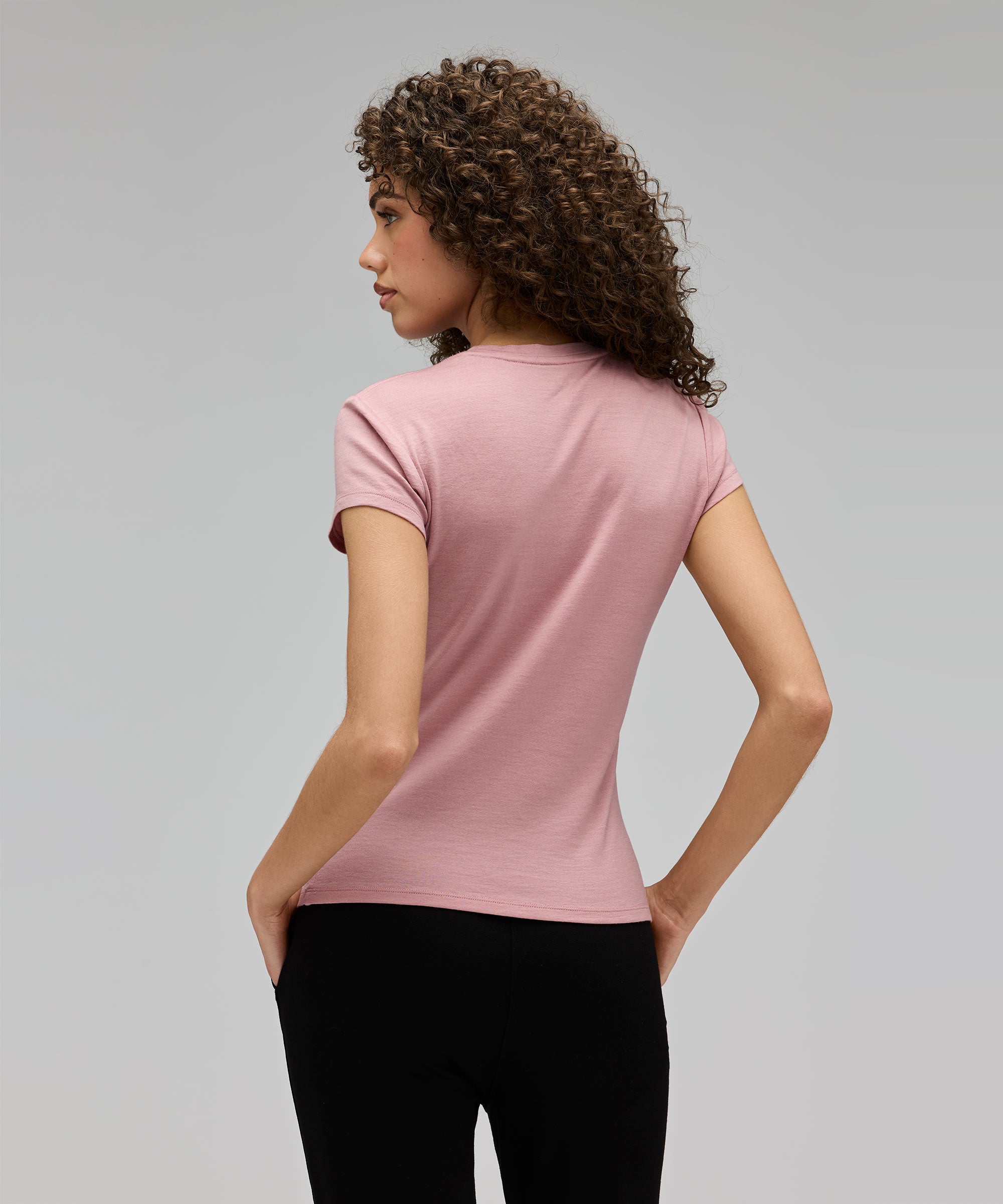 Women's Slim Merino Crew Neck T-Shirt、mySite、noshort