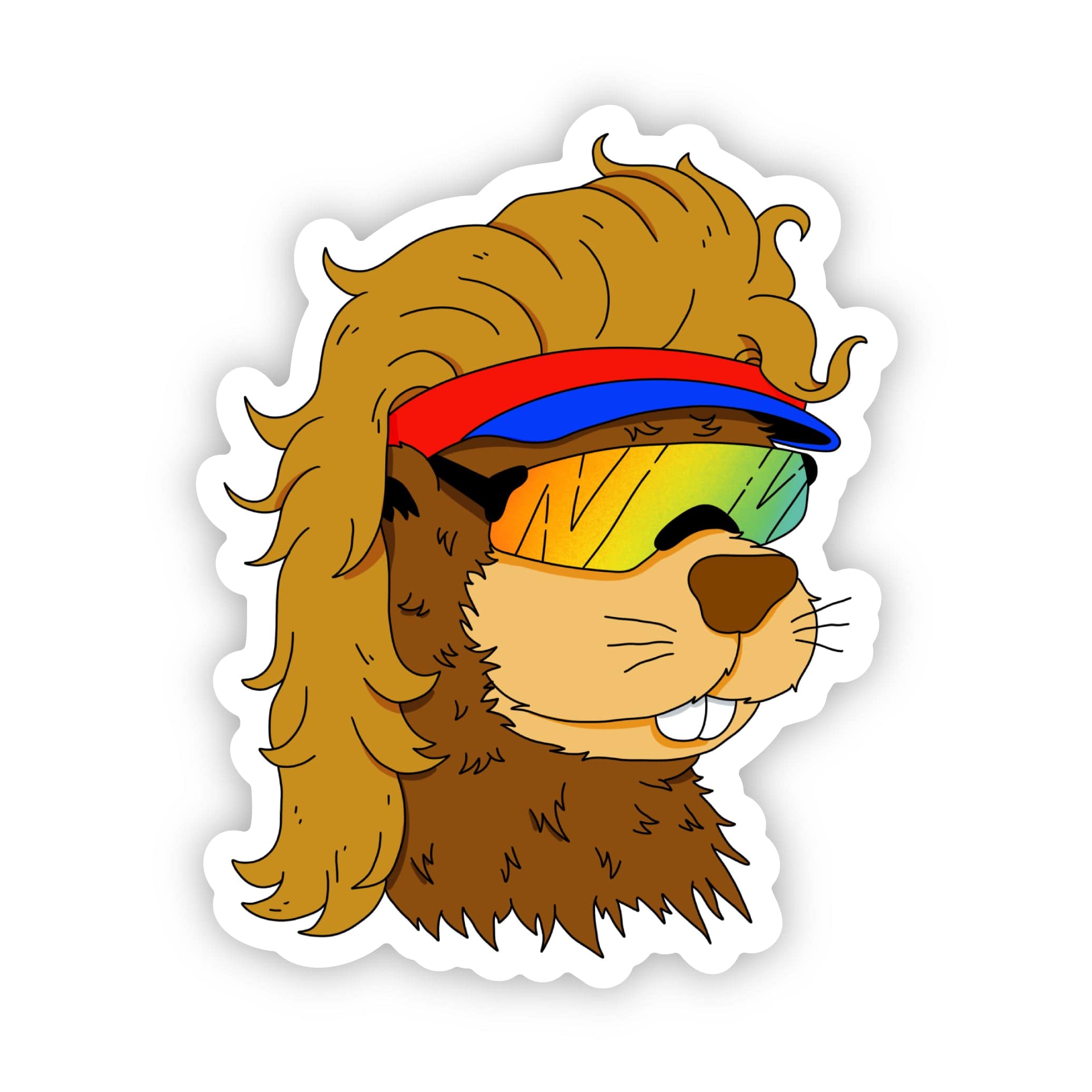  Merica Beaver Sticker、mySite、ghnorth