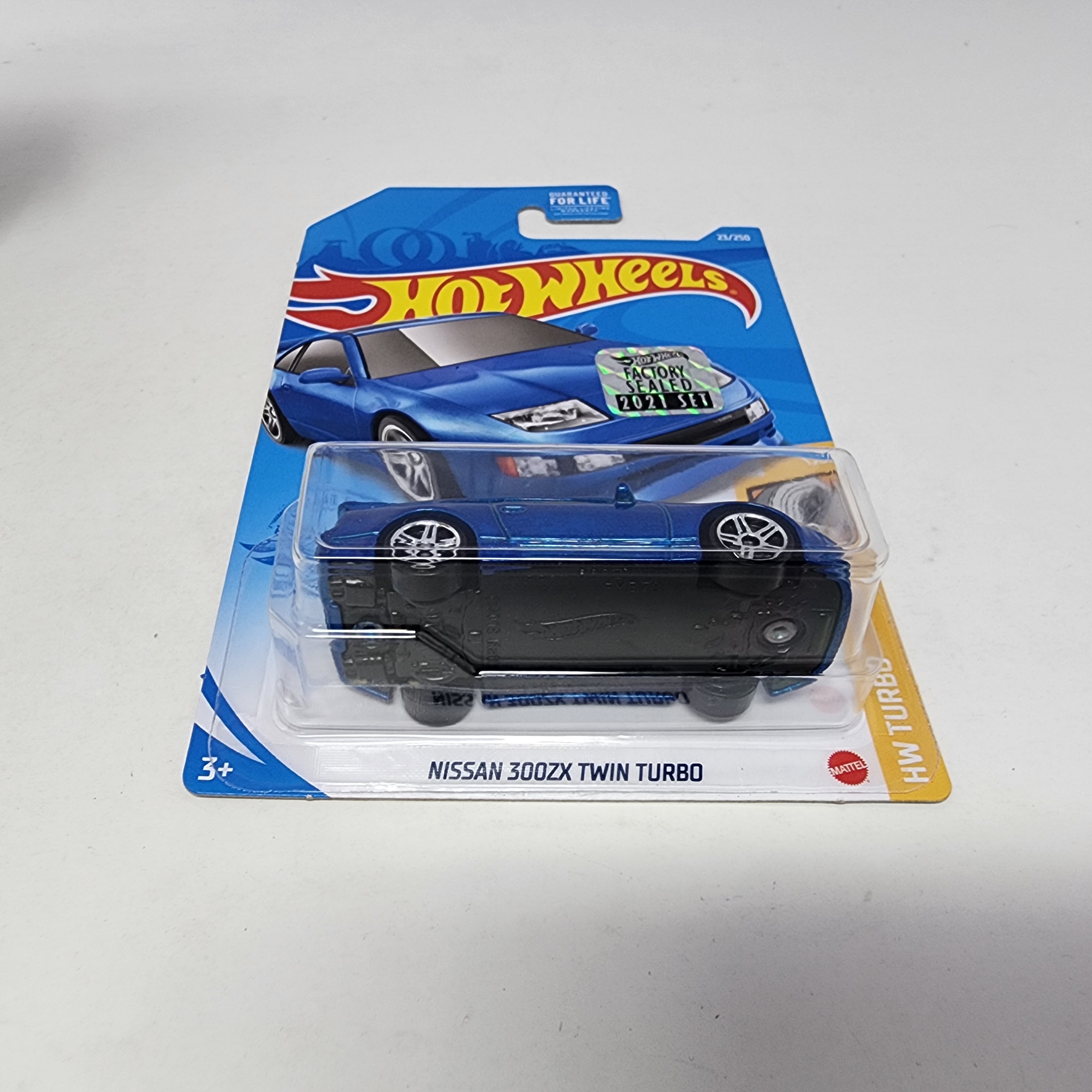 Nissan 300ZX Twin Turbo #23 * Blue * Hot Wheels 2021 w/ Factory Holo、mySite、hgirdovlk