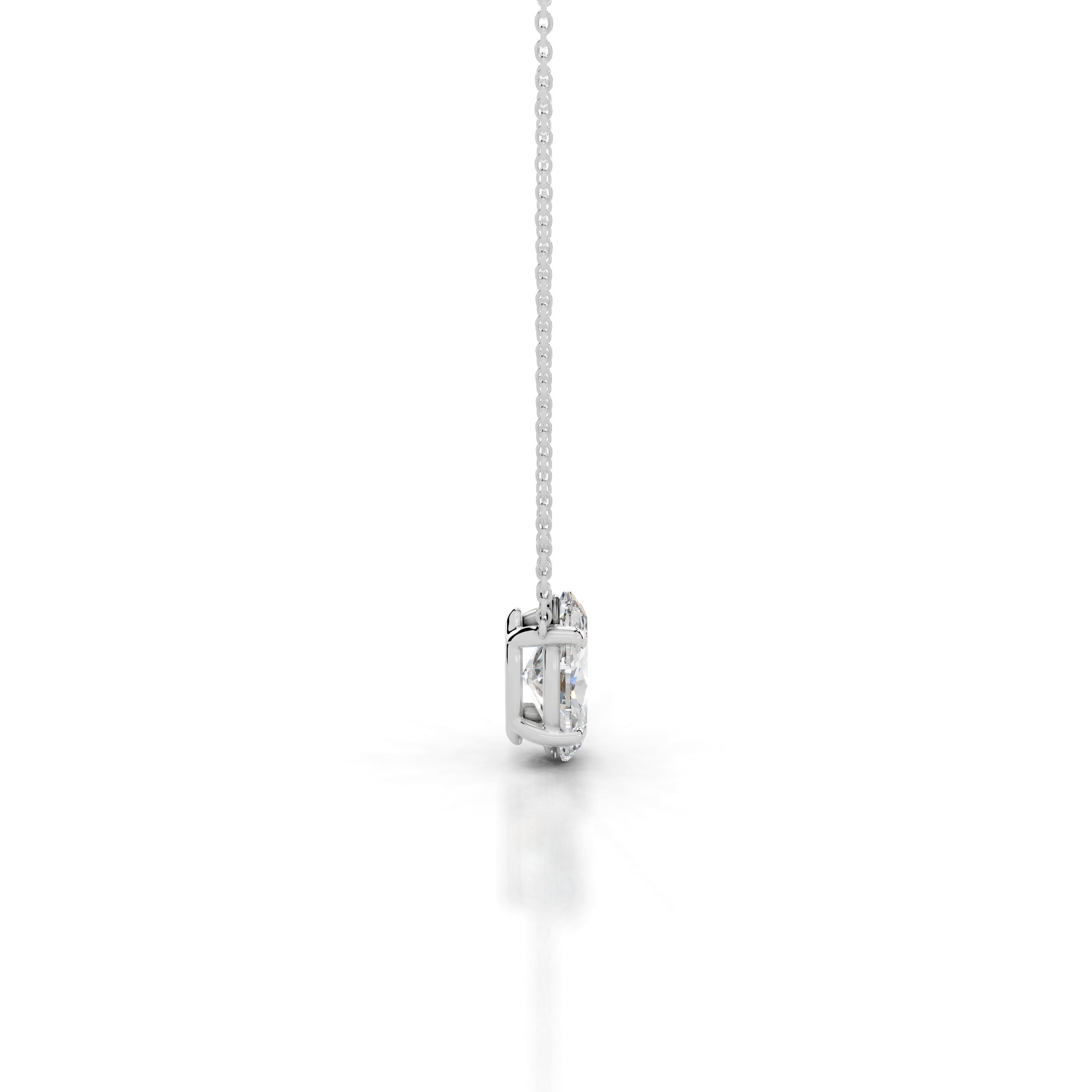 Mary Lab Grown Diamond Pendant - 14K White Gold、mySite、hinf8tx79