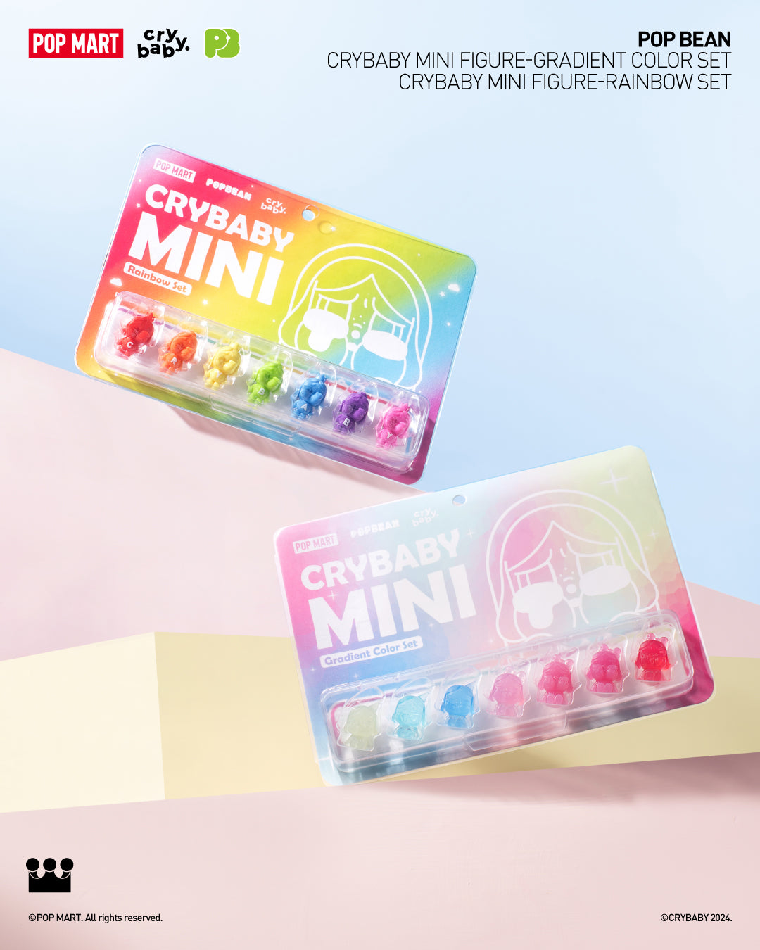  POP MART POP BEAN CRYBABY MINI FIGURE、mySite、greenlandpopulation