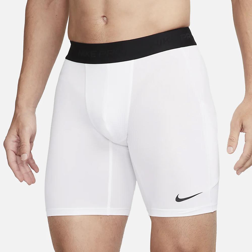 Nike Men's Pro Long Short - White、mySite、neckold