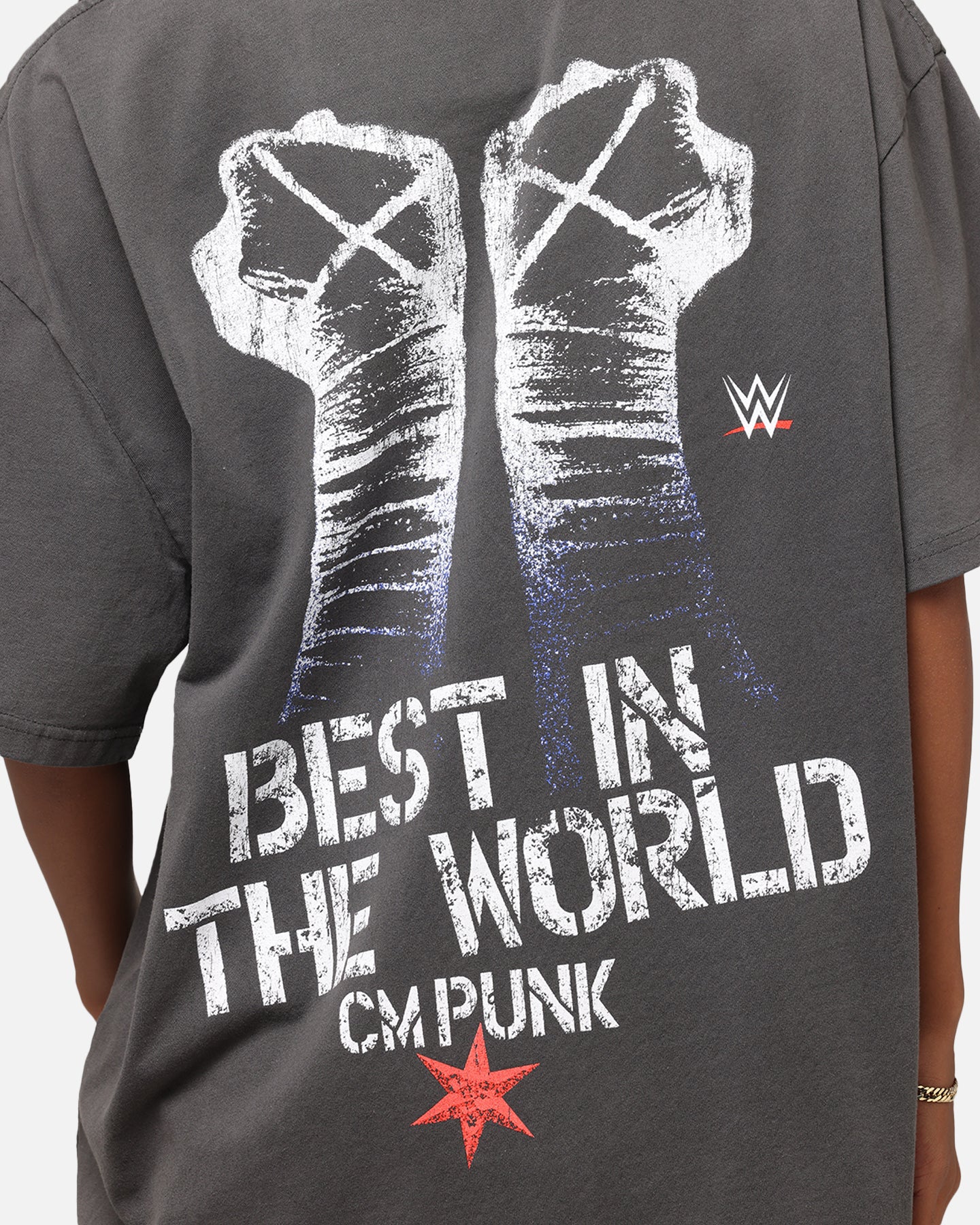 Culture Kings X WWE CM Punk Heavyweight T-Shirt Black Wash、mySite、zt4zffjzw