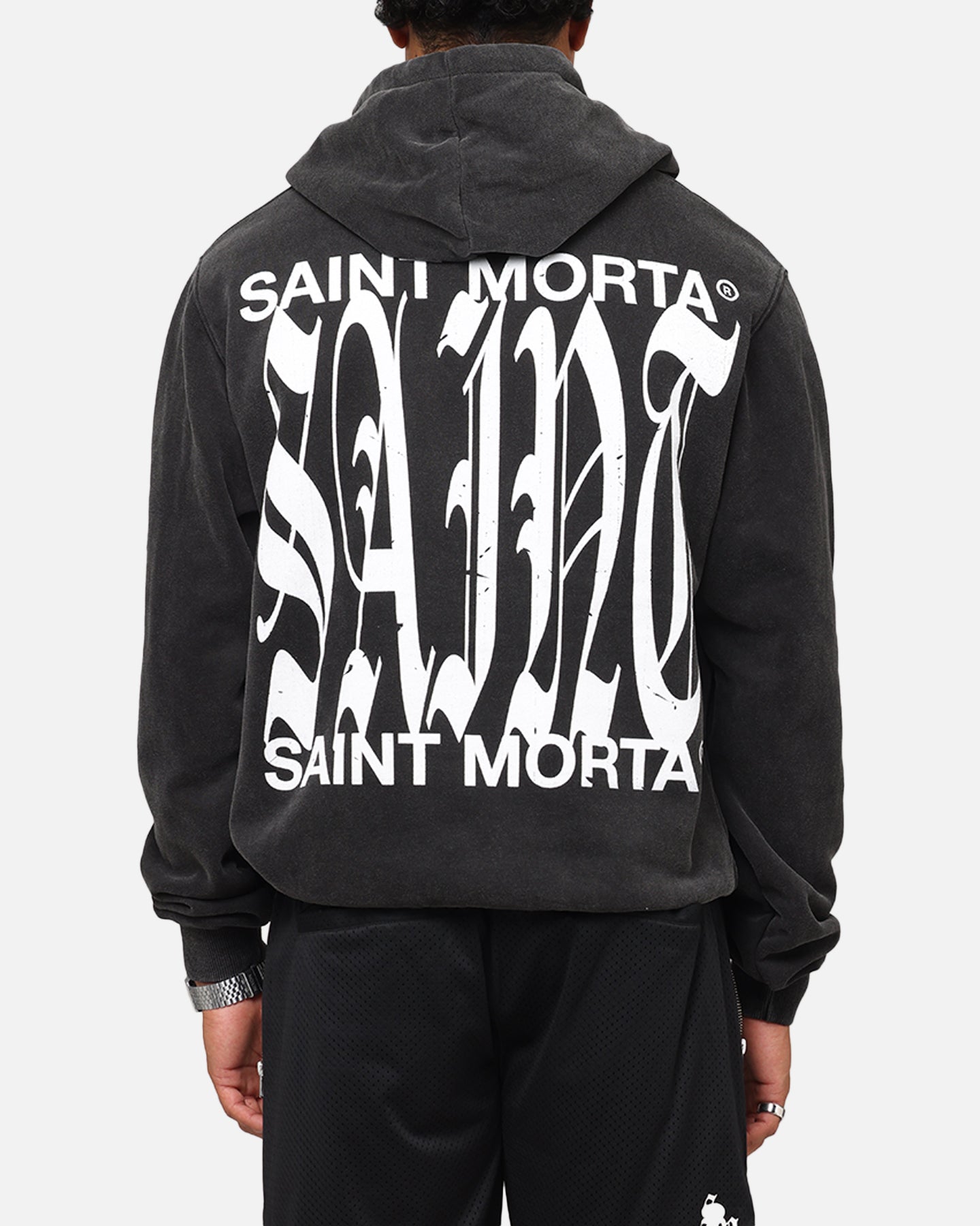 Saint Morta Ye Old Boxy Hoodie Vintage Black、mySite、zt4zffjzw