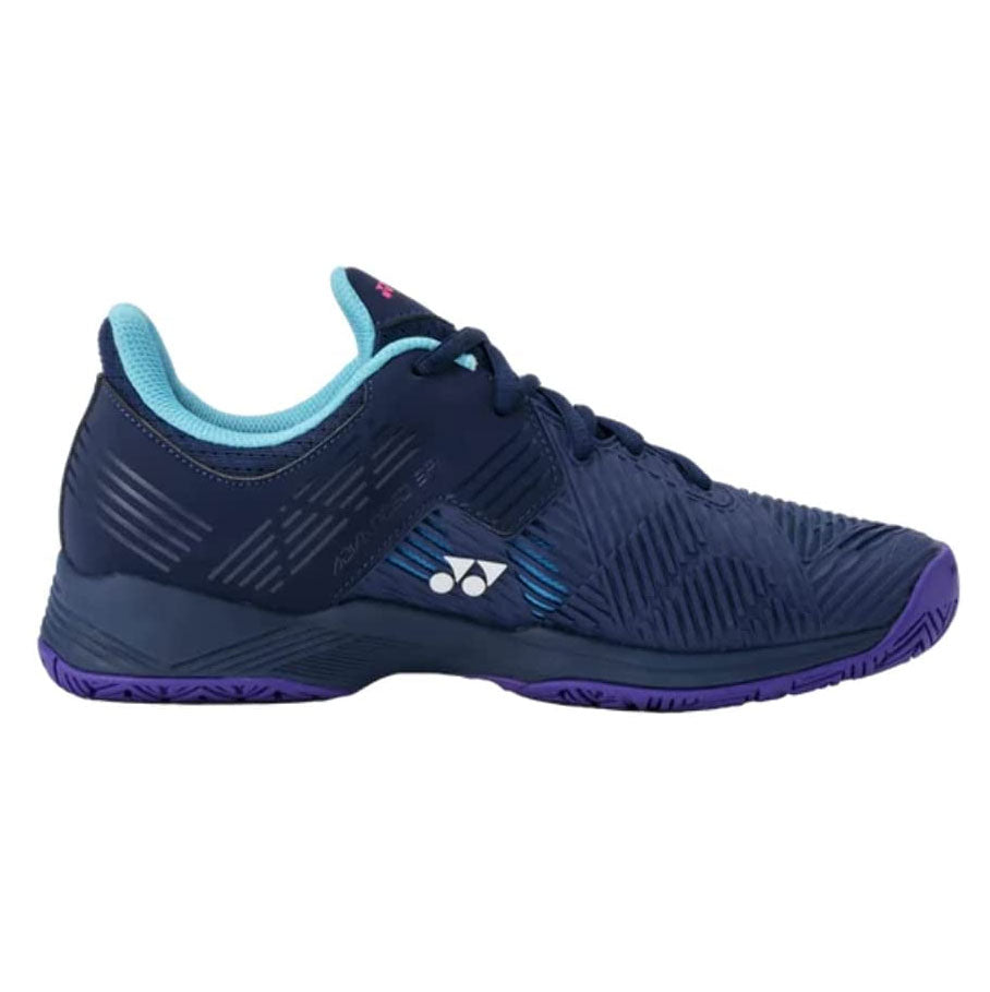 Yonex Power Cushion Sonicage 2 Women's Tennis Shoe (Navy/Blue Purple)、mySite、neckold