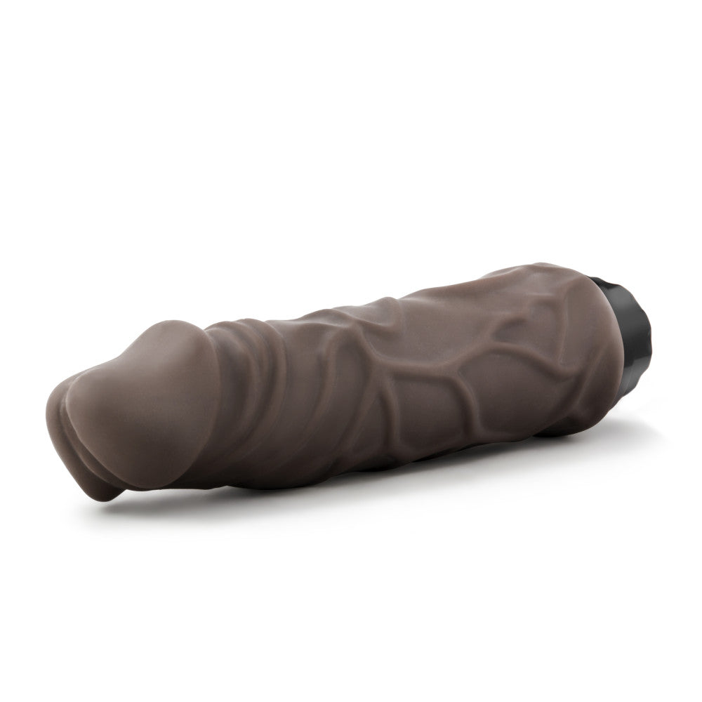 X5 Plus By Blush® | Realistic Brown 9.25-Inch Long Vibrating Dildo、mySite、bottomscart
