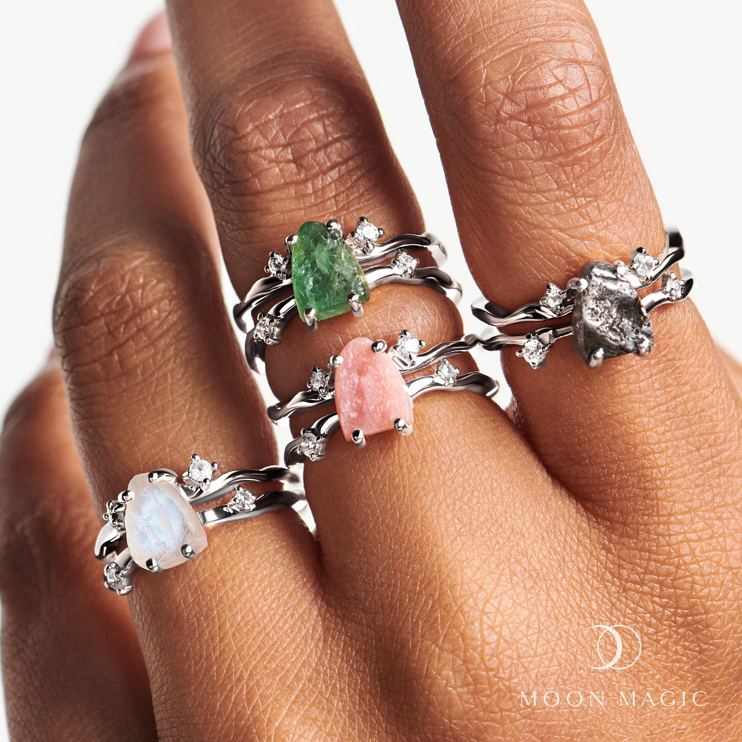 Raw Crystal Ring - Flow Meteorite、mySite、hinf8tx79