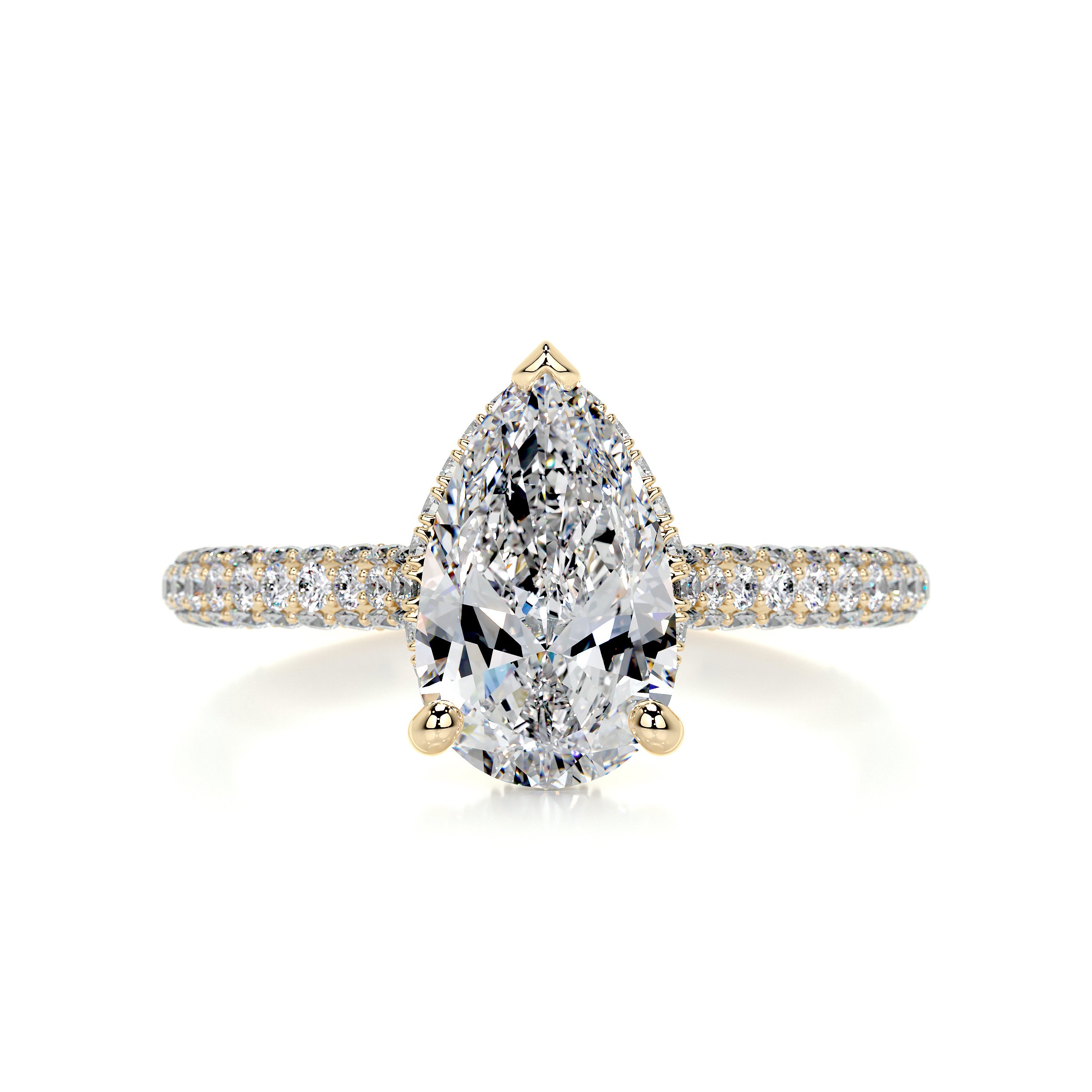 Nakia Diamond Engagement Ring -18K Yellow Gold、mySite、hinf8tx79