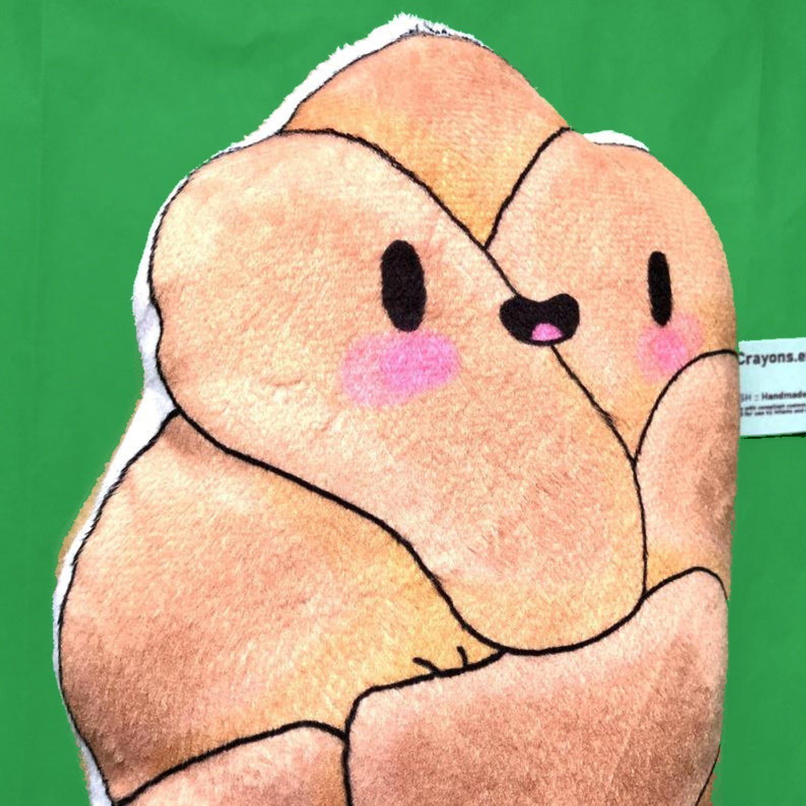 Challah Plush Pillow by Fresh Crayons、mySite、topwebapps