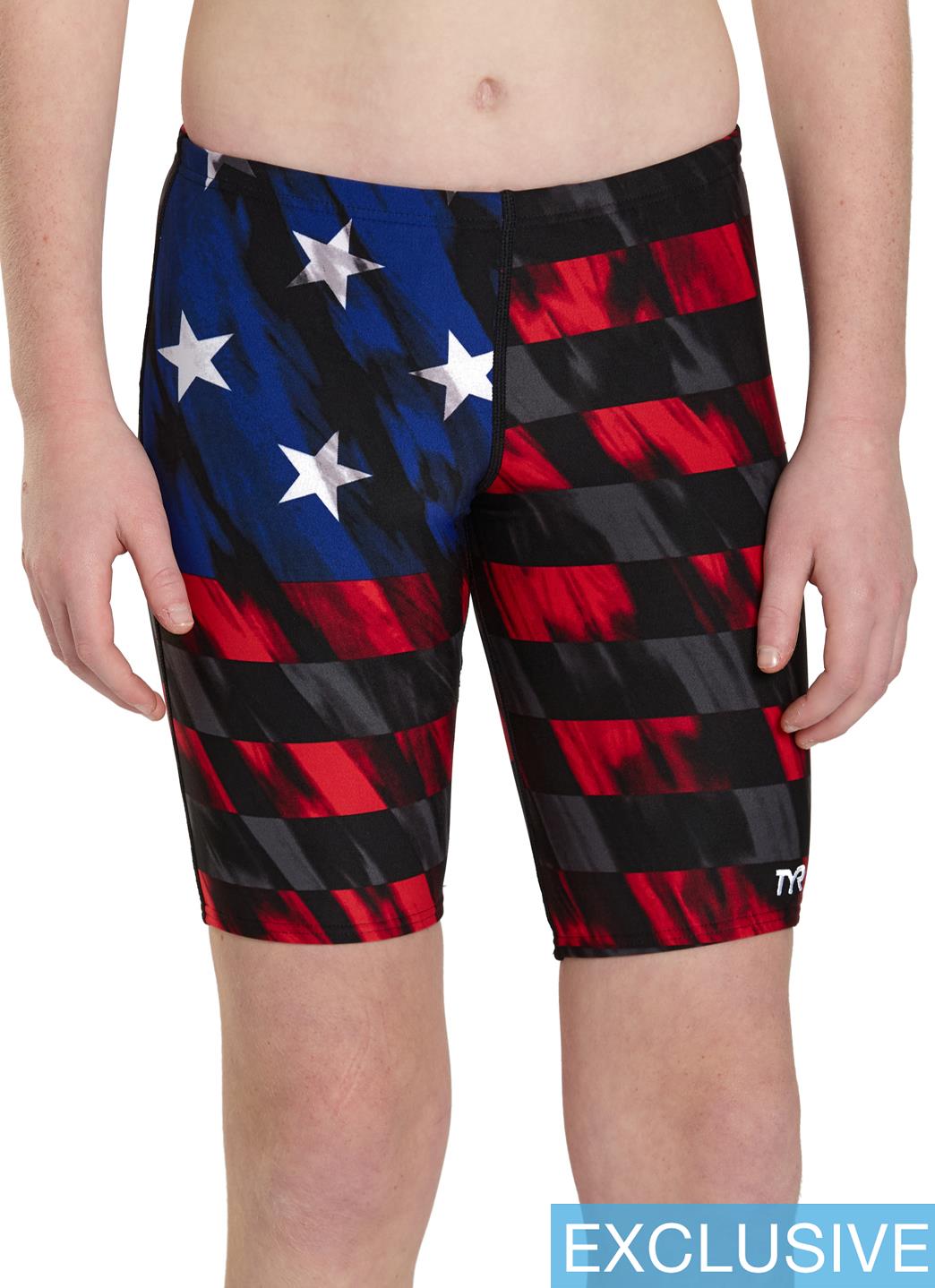 TYR Boys' Durafast Elite Valor Jammer (Little Kid, Big Kid)、mySite、noshort