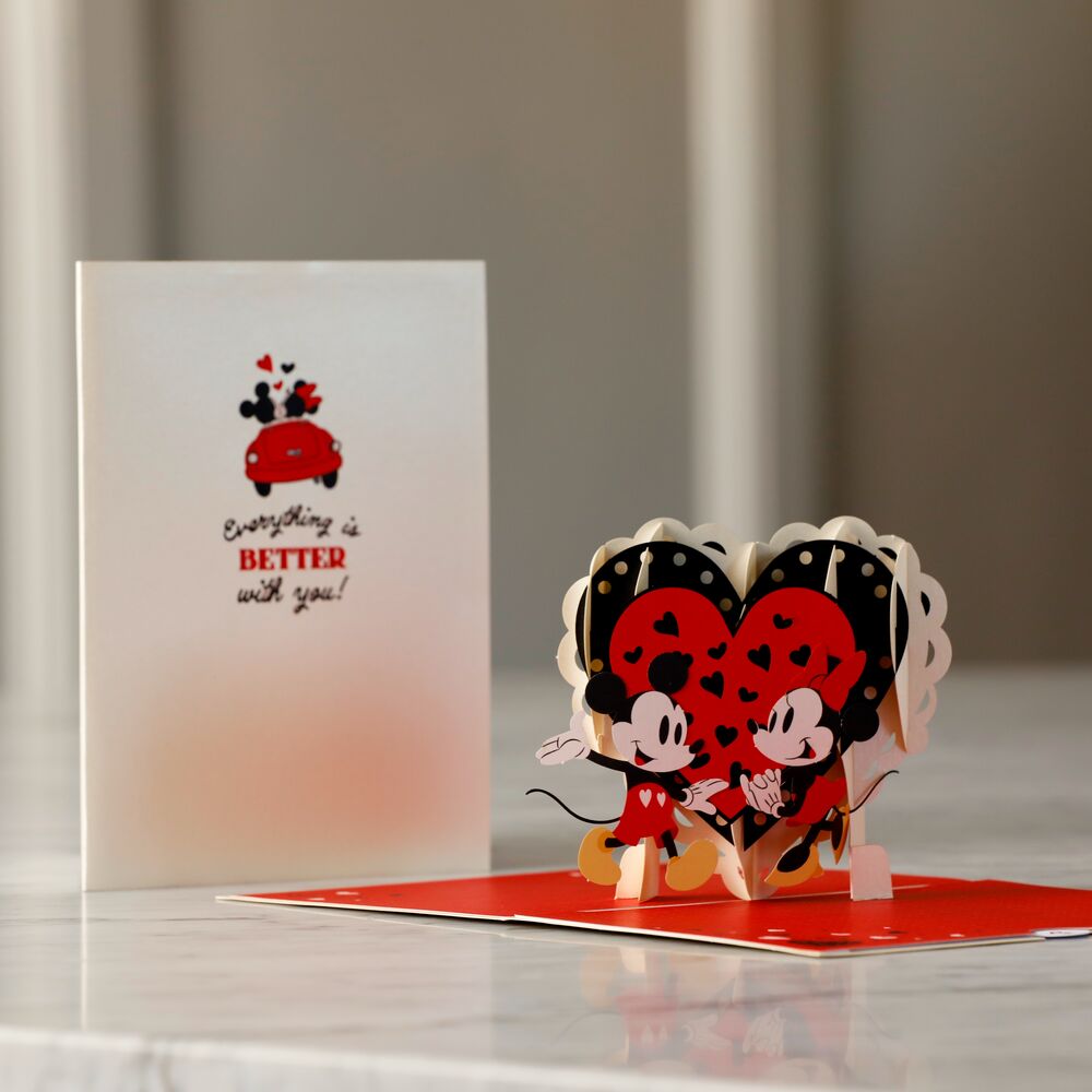 Disney's Mickey & Minnie Everything is Better with You Pop-Up Card、mySite、solidvoid