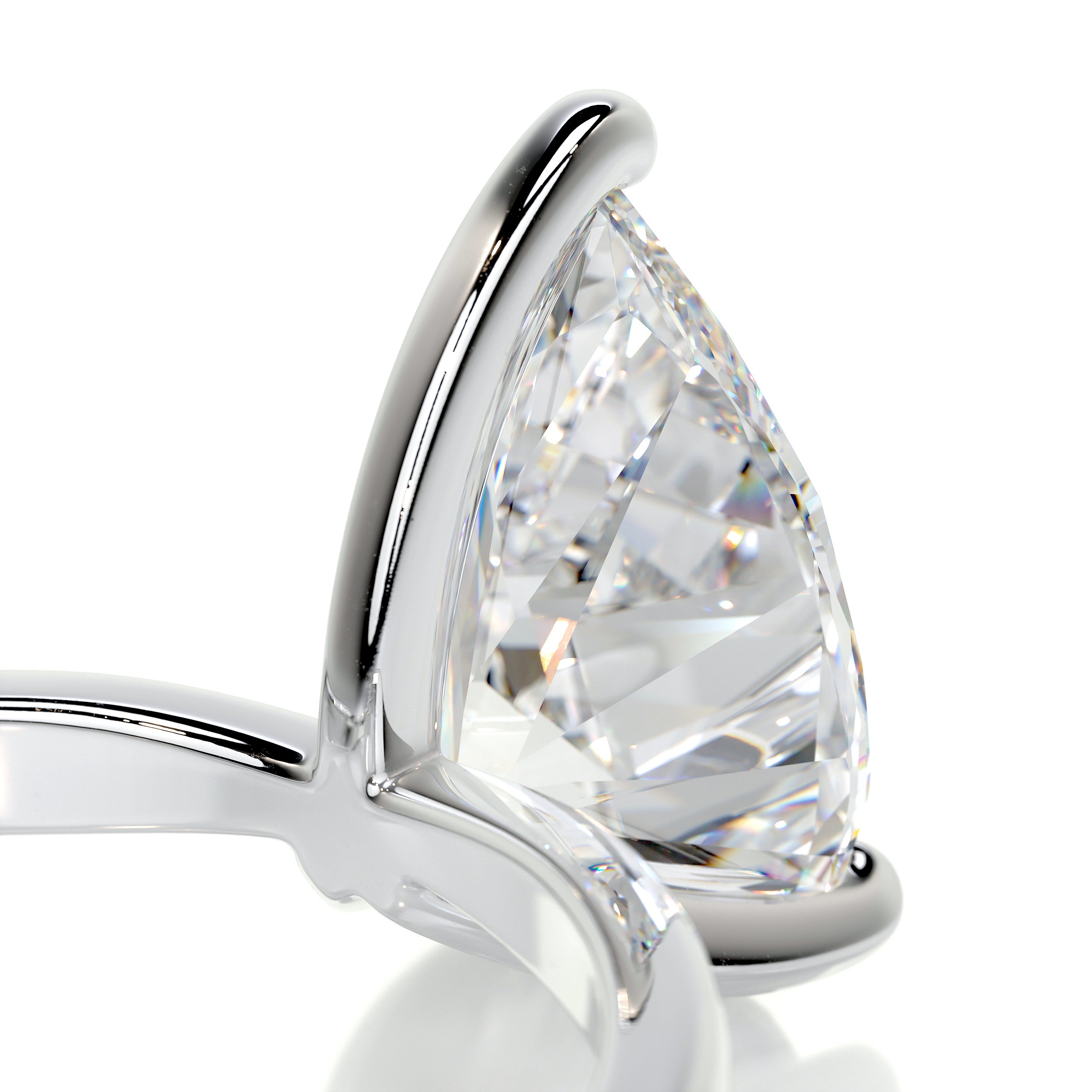 Jessica Moissanite Ring -18K White Gold、mySite、hinf8tx79