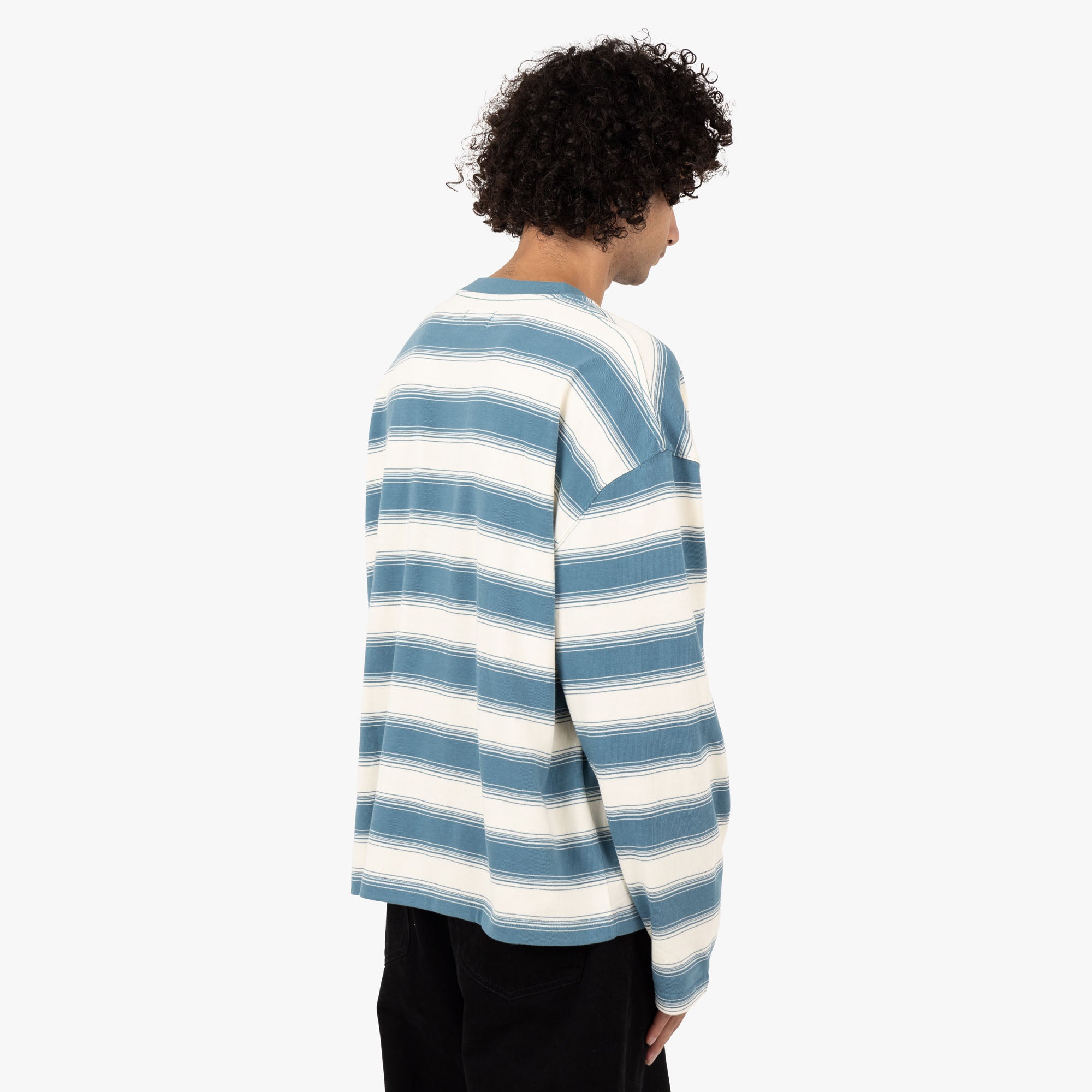  Honor The Gift 1988 Stripe Long Sleeve T-shirt / Cream、mySite、merchandisen