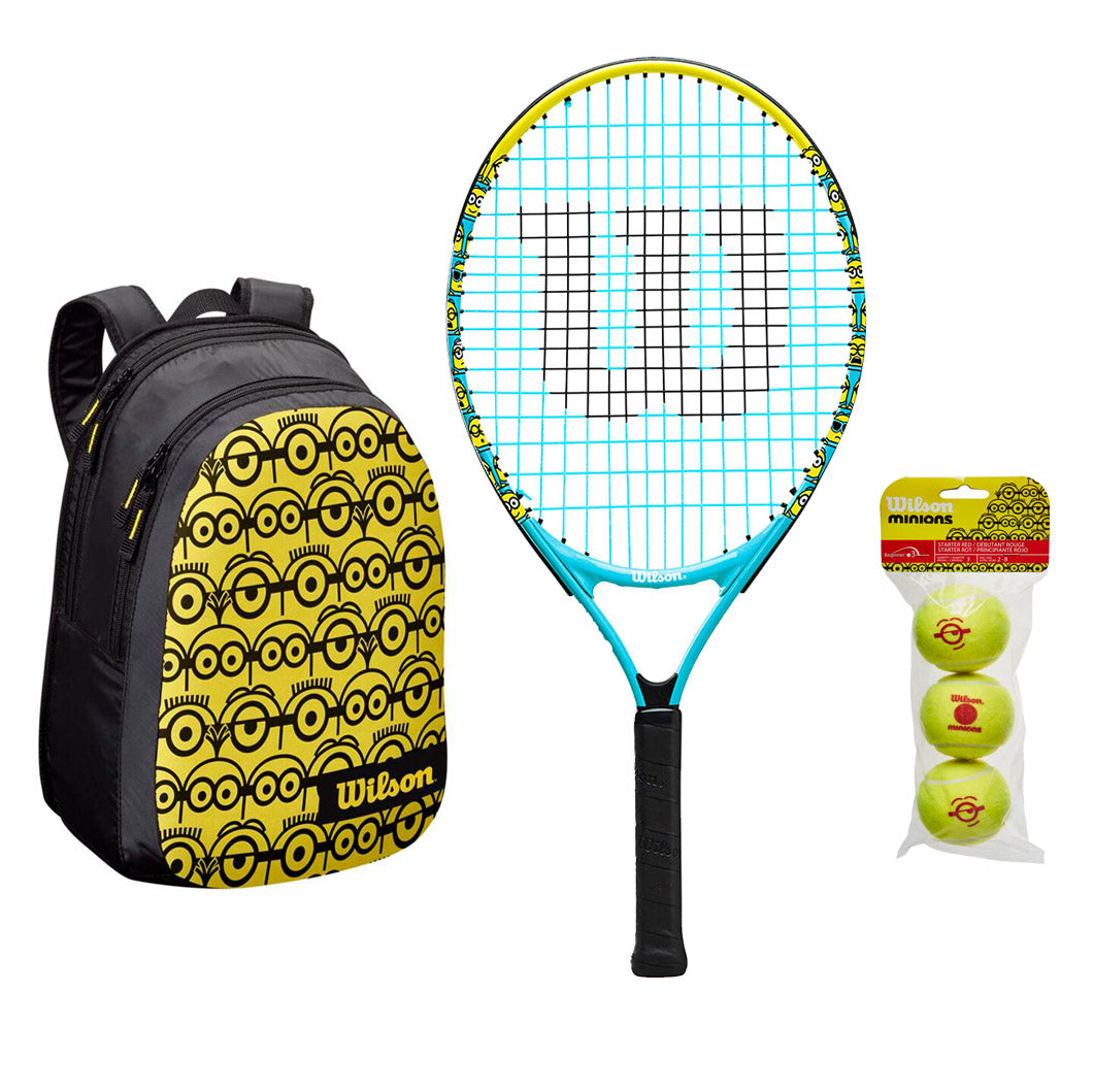 Wilson Minions 2.0 23 Junior Tennis Racquet / Bag / Balls