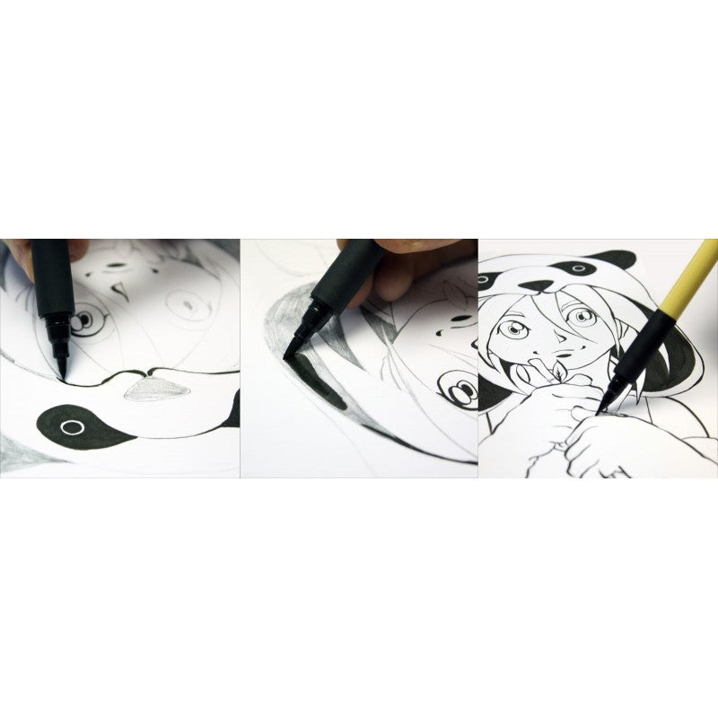 Bimoji Japanese Brush-pen - Medium Black、mySite、topwebapps