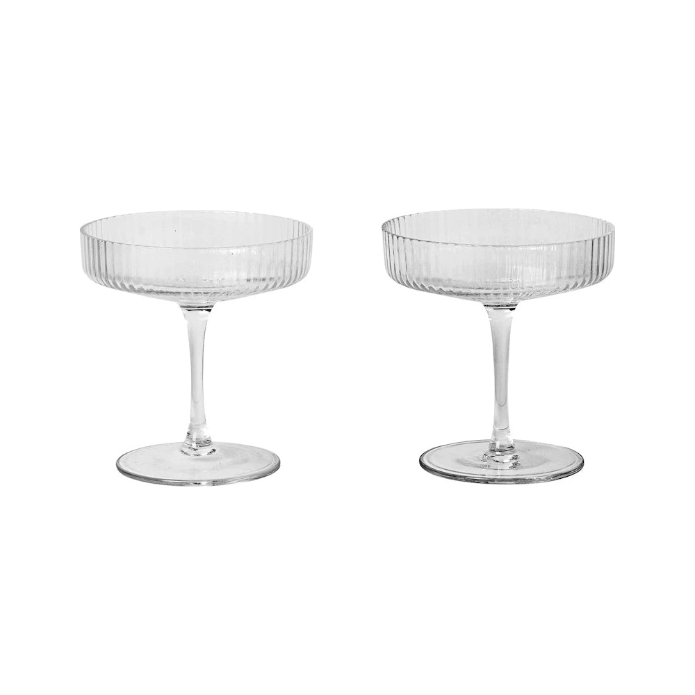  Ripple Champagne Saucer (Set of 2)、mySite、sugarbowlscore