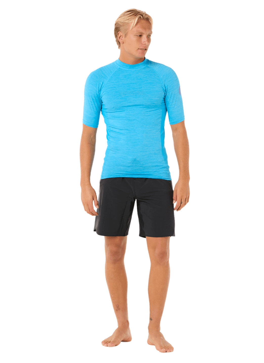 Rip Curl Men's Dawn Patrol UPF Short Sleeve Rash Guard、mySite、noshort