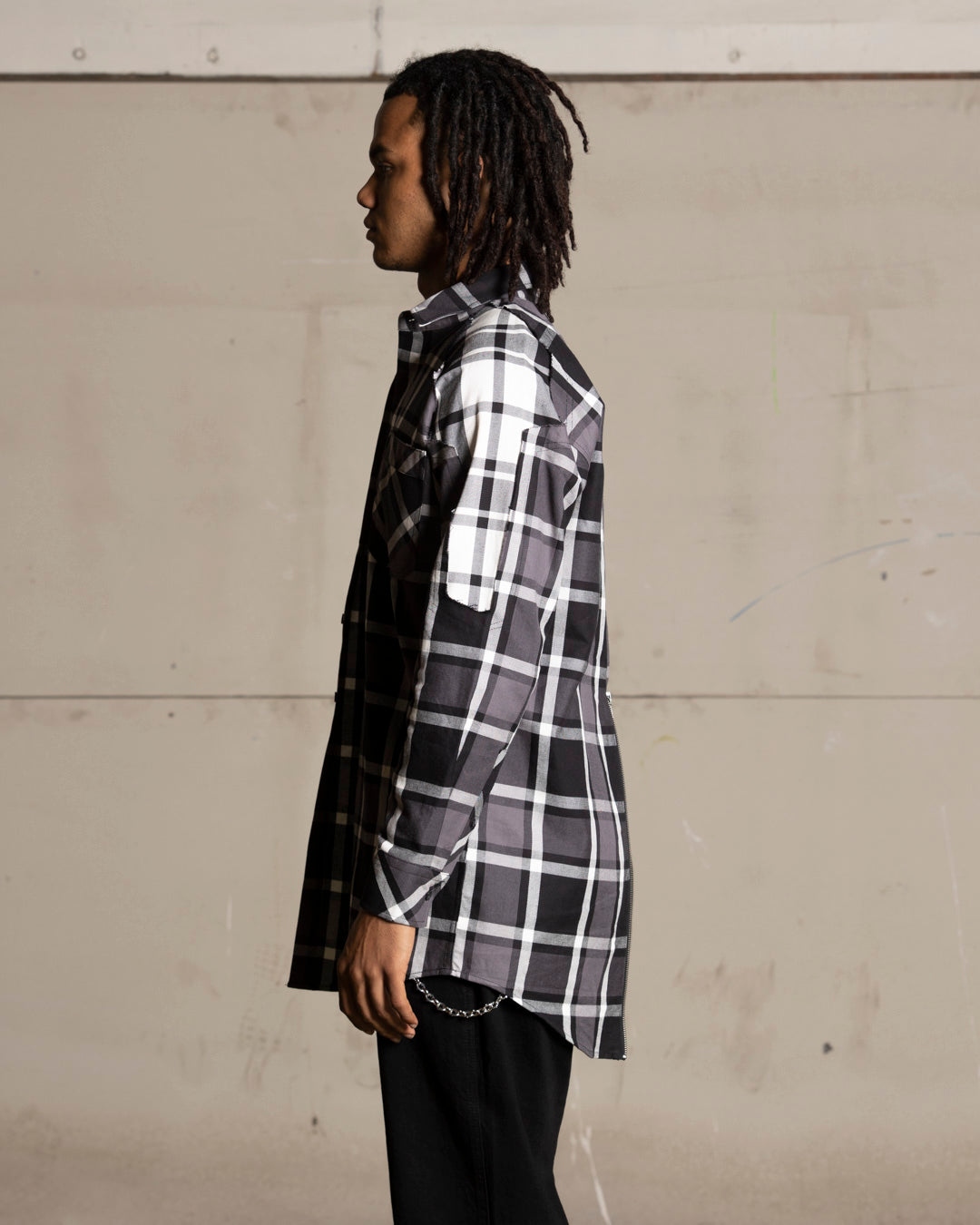 Saint Morta Patriot Long Sleeve Flannel Shirt Black/Grey、mySite、zt4zffjzw