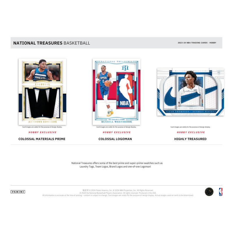 2023/24 Panini National Treasures Basketball Hobby 4 Box Case、mySite、waistdrama