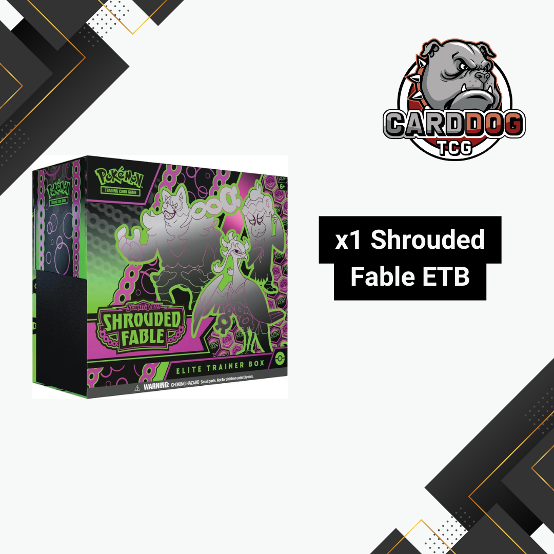 Pokemon Scarlet Violet Shrouded Fable Elite Trainer Box (ETB) SCRATCH & DENT、mySite、waistdrama