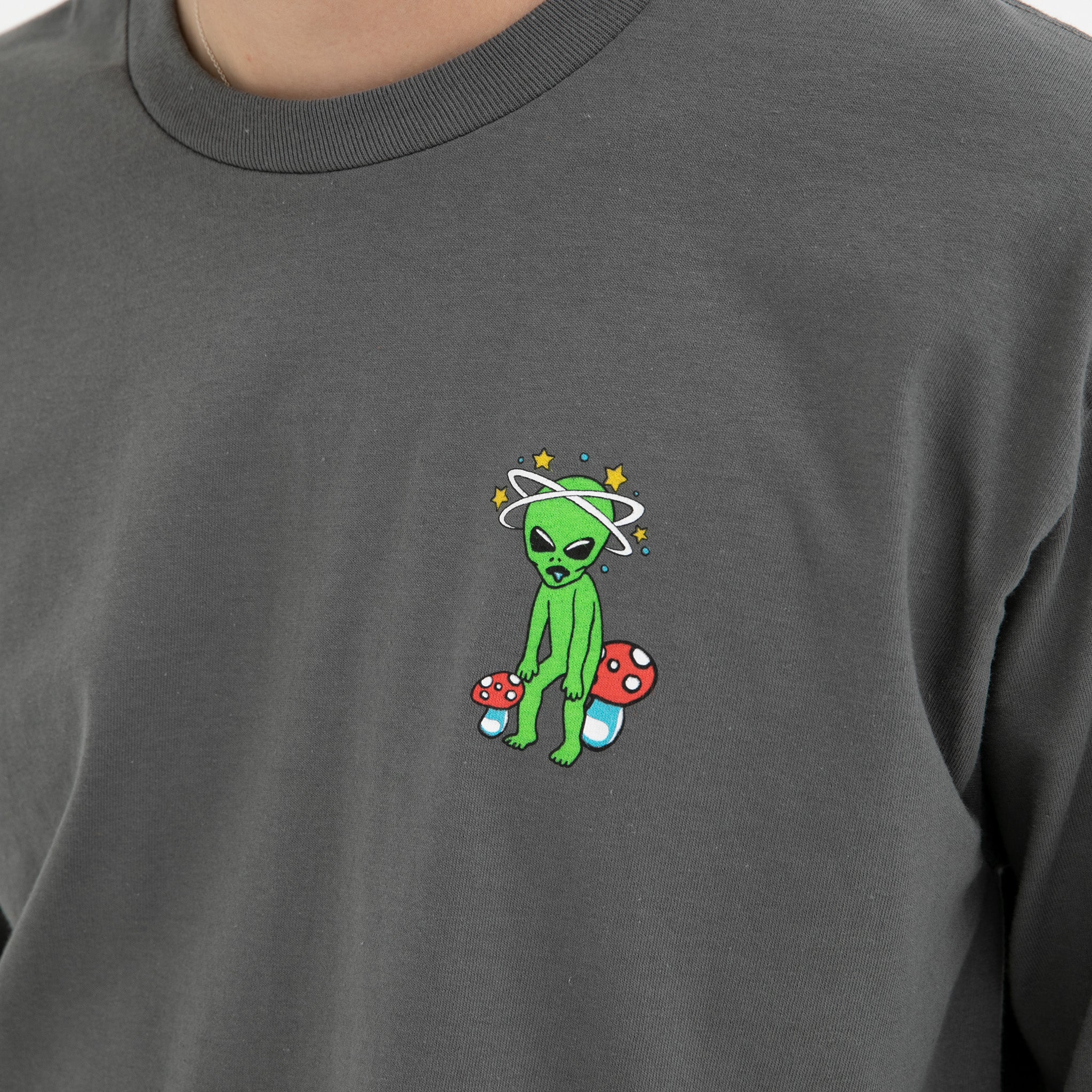  Space Gang Long Sleeve (Charcoal)、mySite、merchandisen