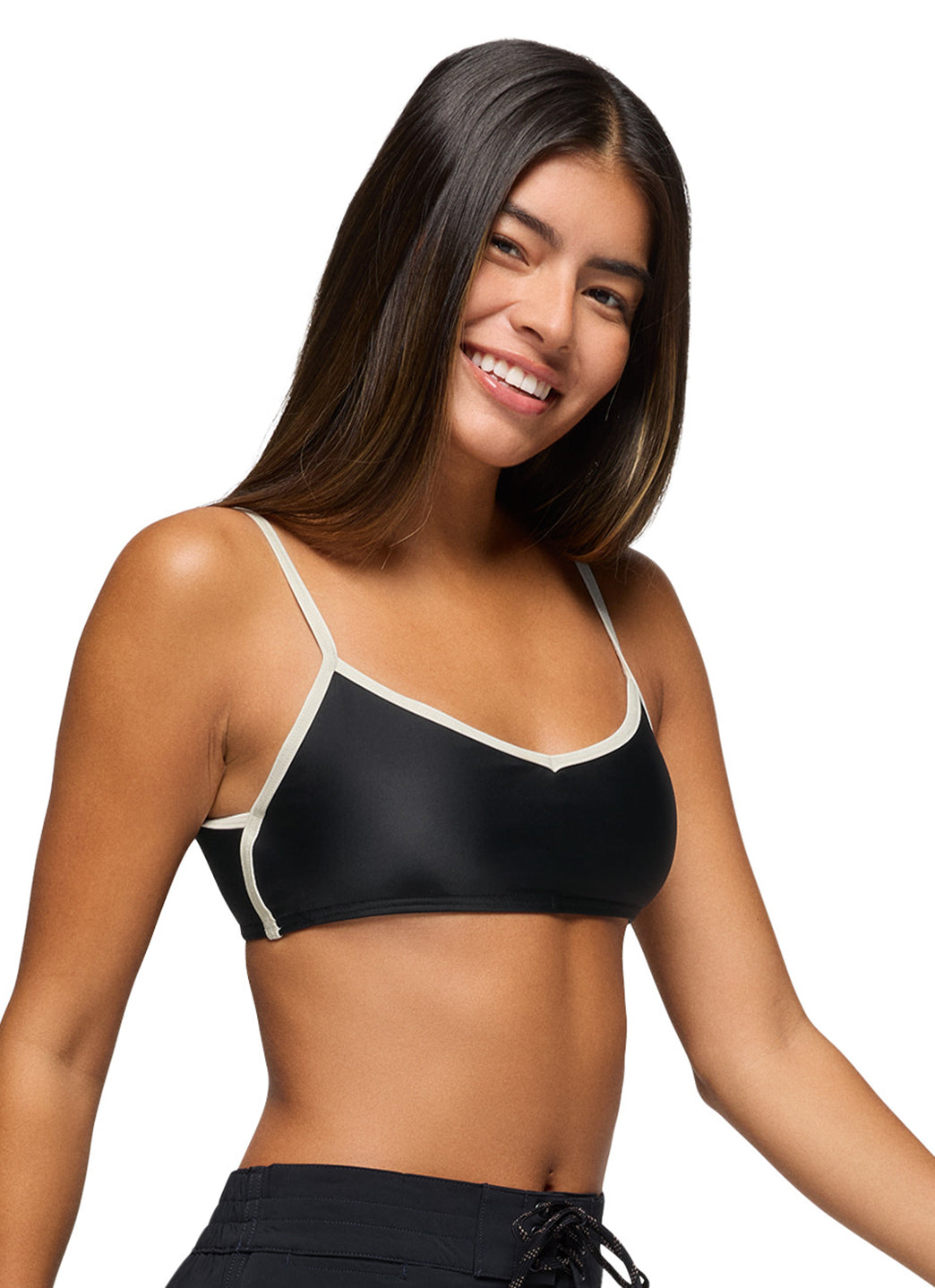 prAna Women's Solid Tropic Kiss Bikini Top、mySite、noshort