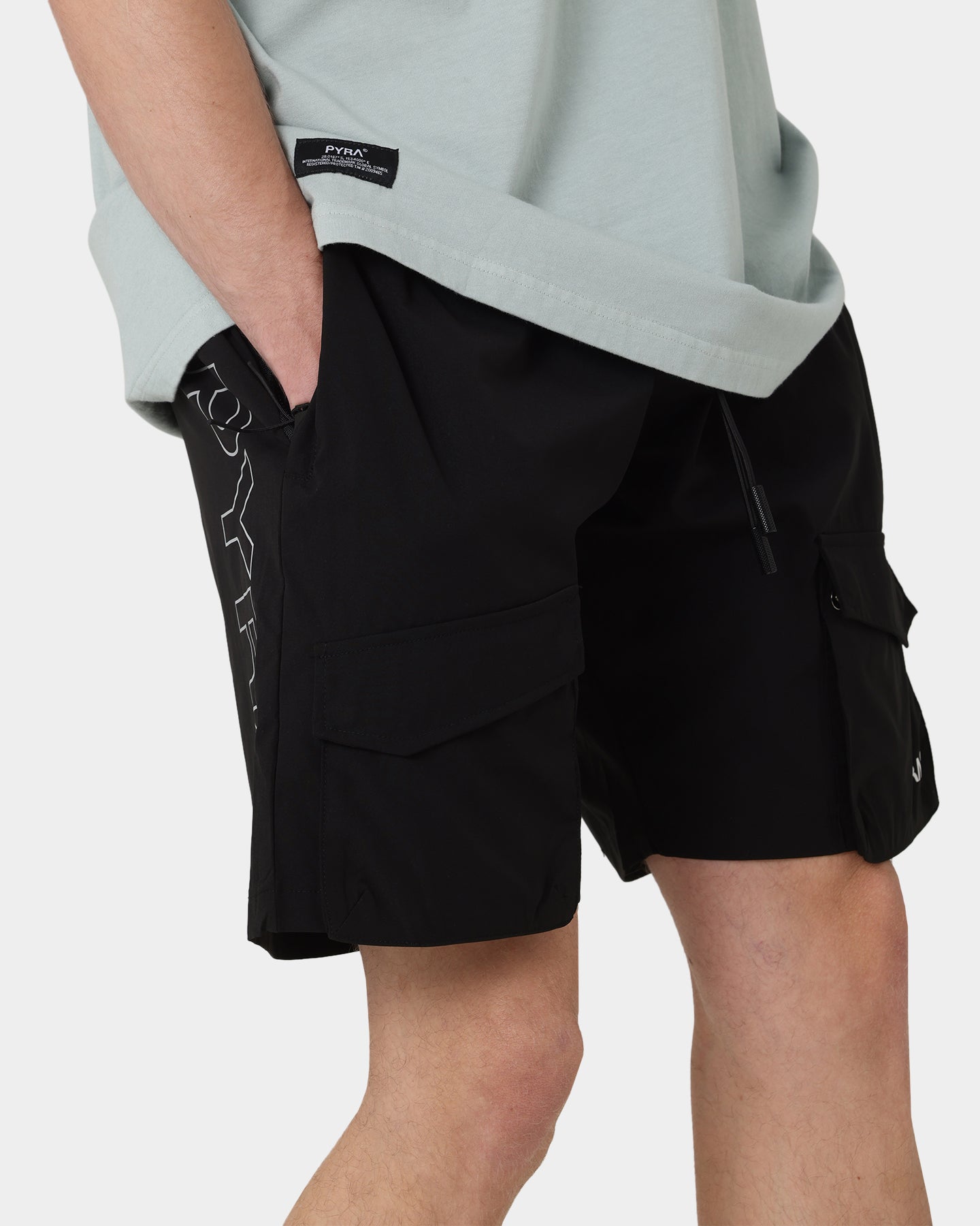 PYRA Flex Cargo Shorts Black、mySite、zt4zffjzw