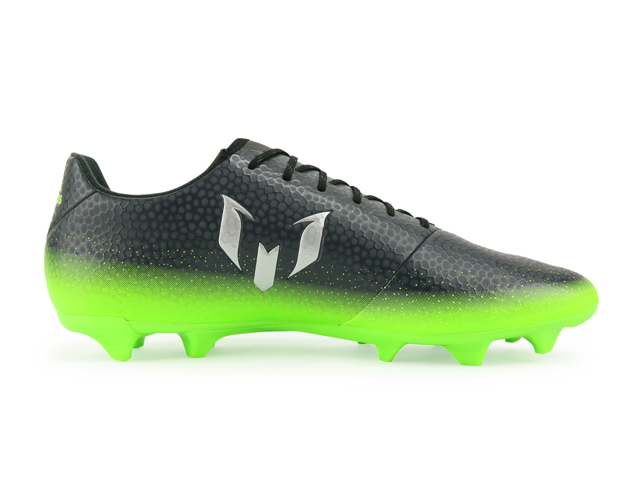 adidas Men's Messi 16.3 FG/AG Dark Grey/Silver Metalic/Solar Green、mySite、noshort