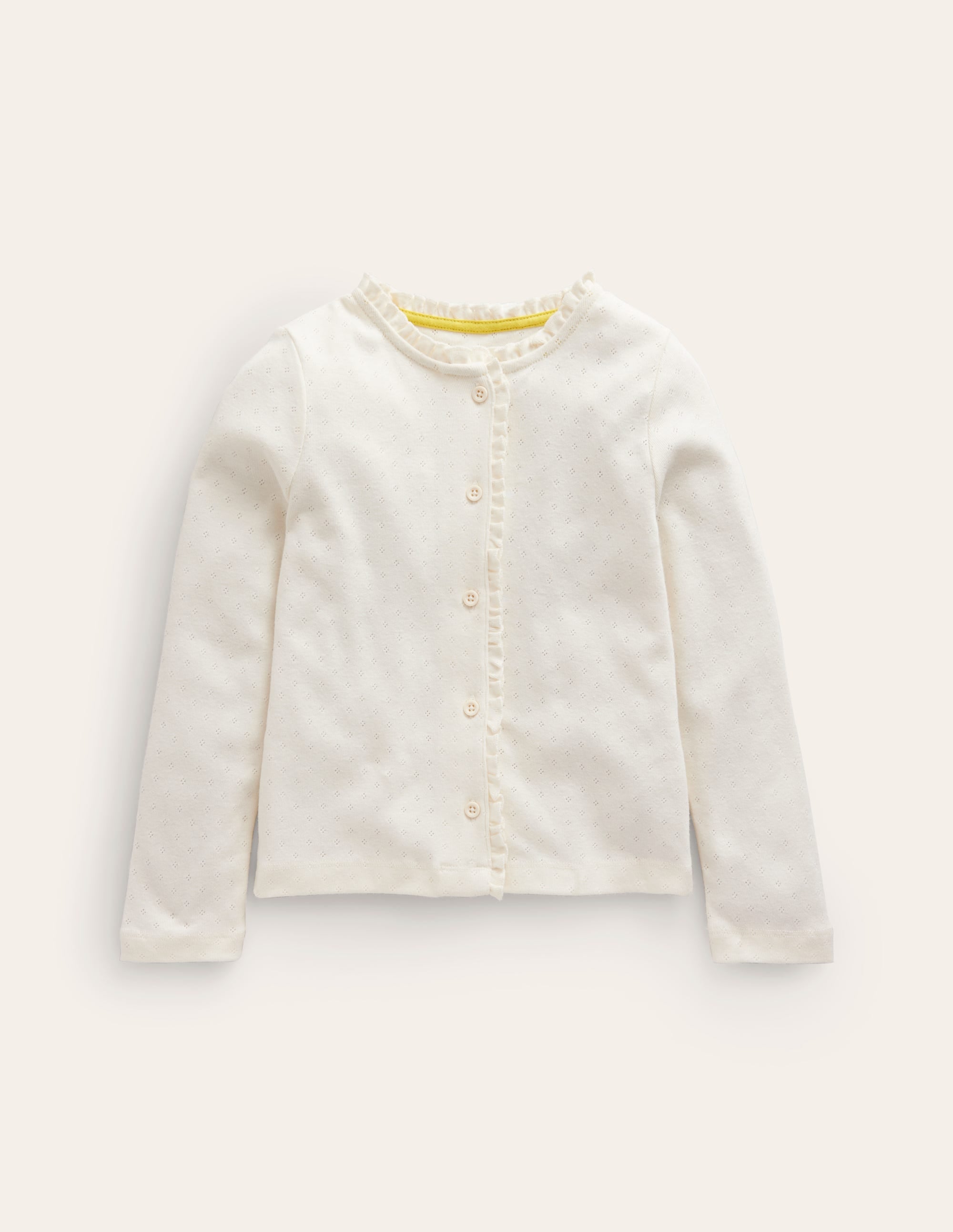  Pointelle Cardigan-Vanilla White、mySite、ashleygrahame