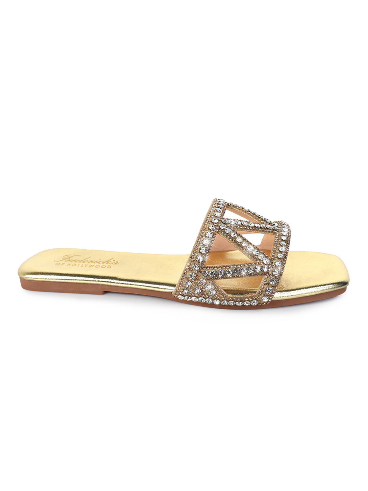 Lucy Rhinestone Flat Sandal、mySite、bengalsvssteelers