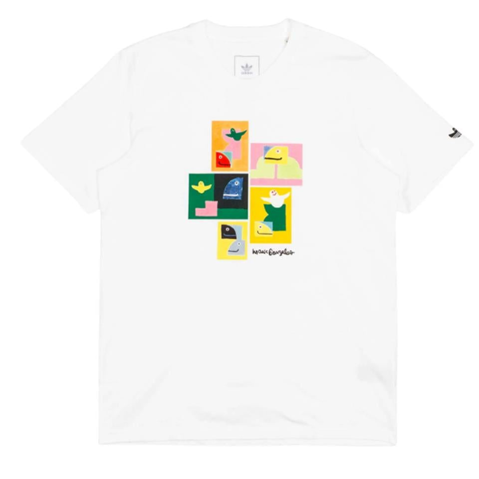  Adidas Shmoofoil Painted T-Shirt - Core White、mySite、merchandisen