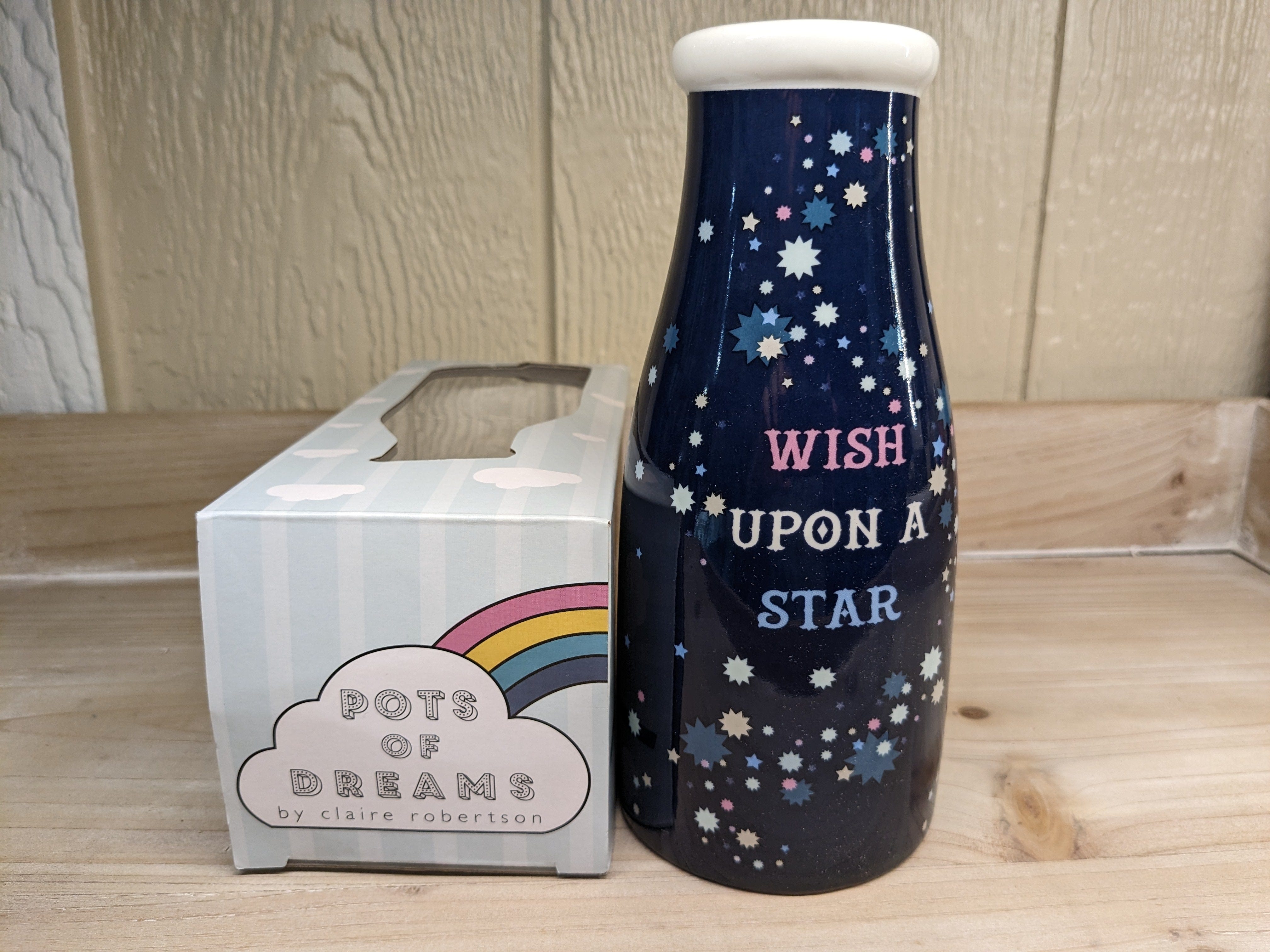 Wish Upon A Star Pocket Pennies Jar for Children、mySite、g9winljtr