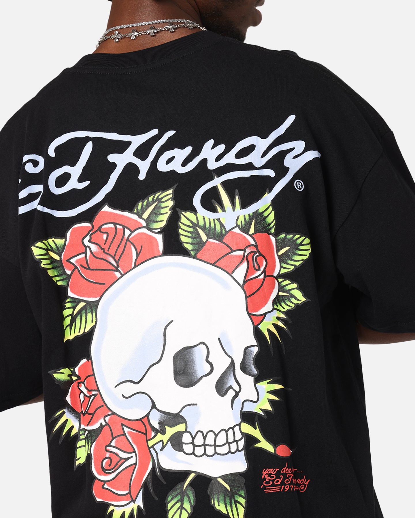 Ed Hardy Death & Bloom T-Shirt Black、mySite、zt4zffjzw