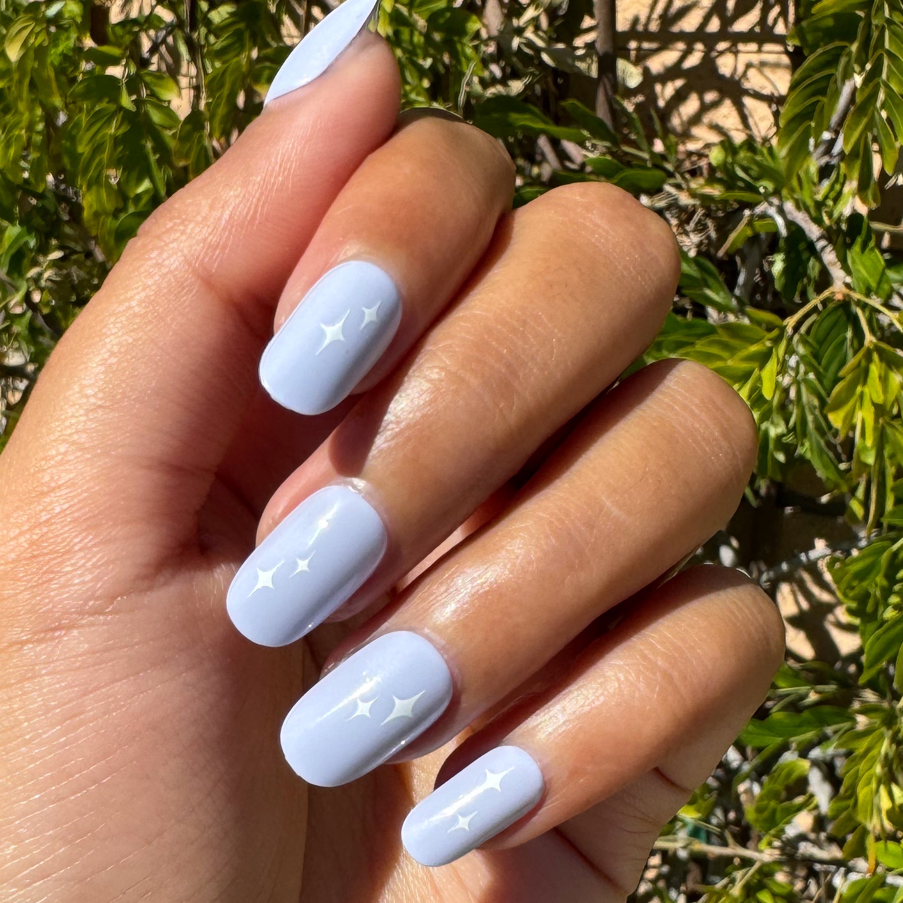 Sparkle Accent | Short | Round - Tab Press-On、mySite、solidvoid