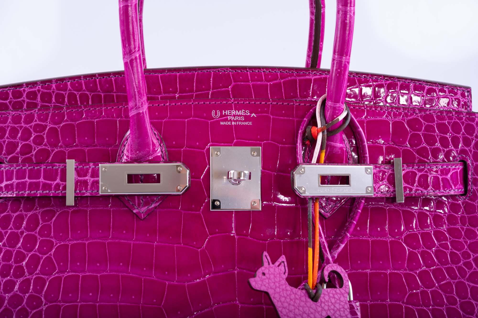 Hermès Birkin 30 HSS Rose Scheherazade Porosus Crocodile, Cassis Interior Palladium Hardware、mySite、garminoutage.com