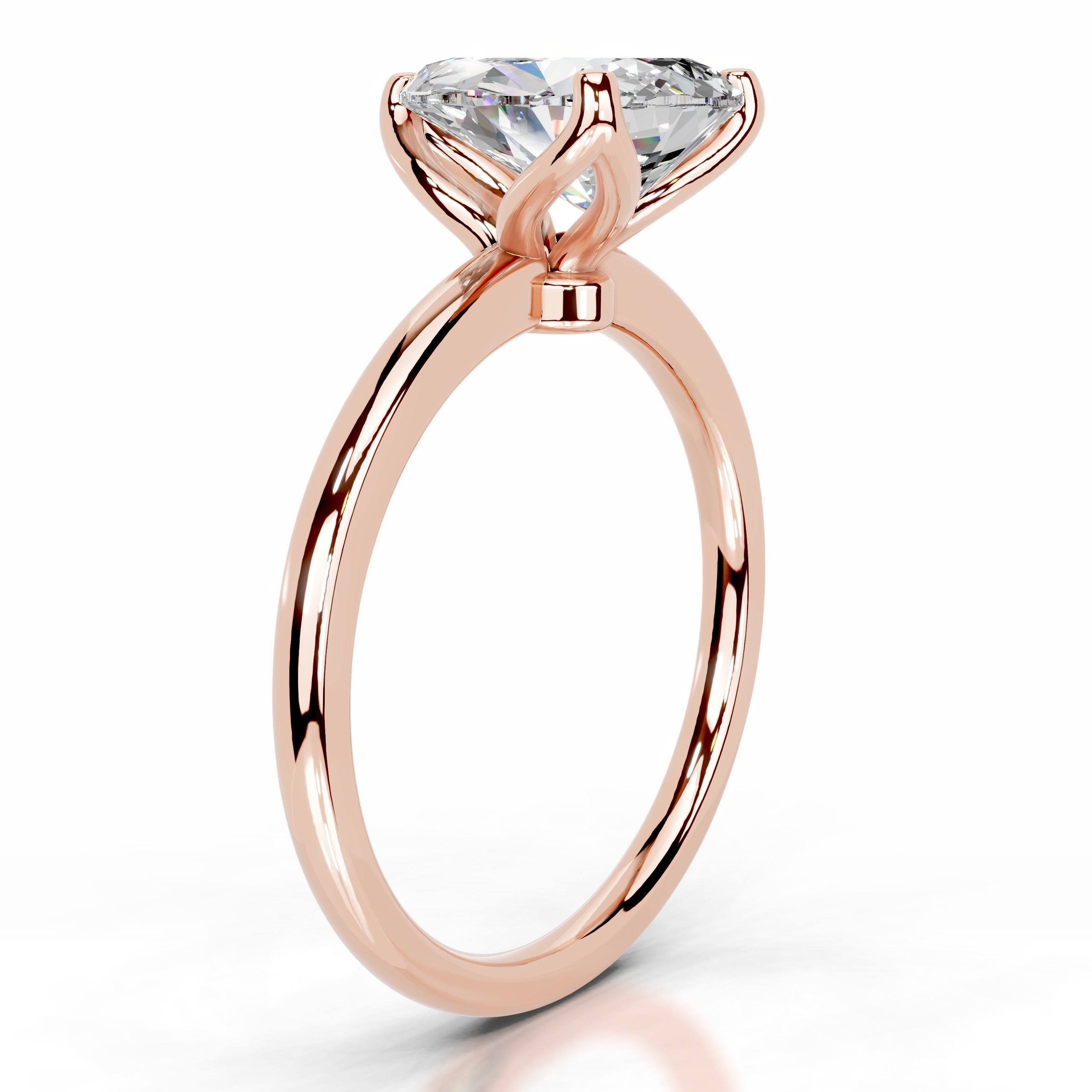 Phoenix Moissanite Ring - 14K Rose Gold、mySite、hinf8tx79