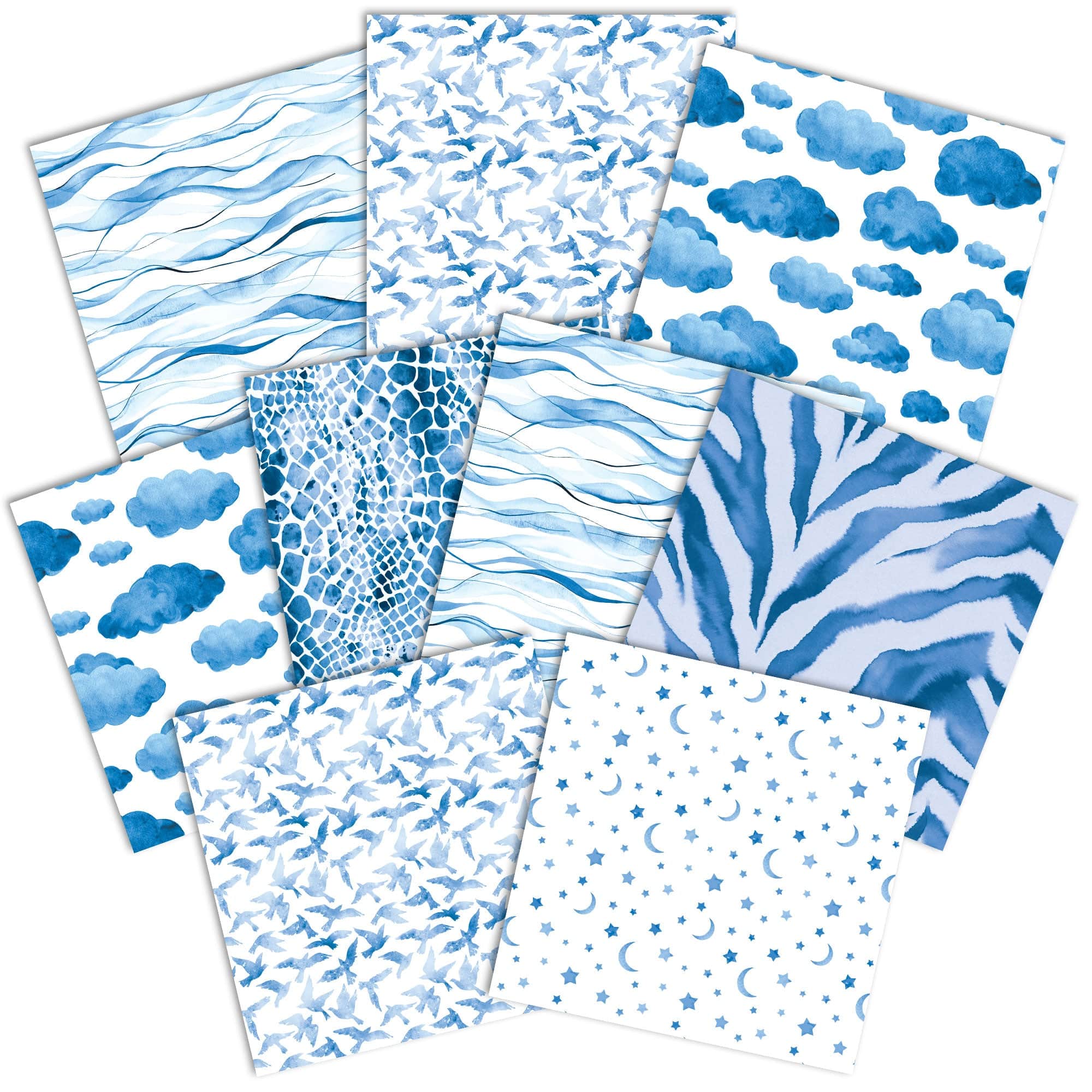  Blue Colorways II Paper Assortment、mySite、ghnorth