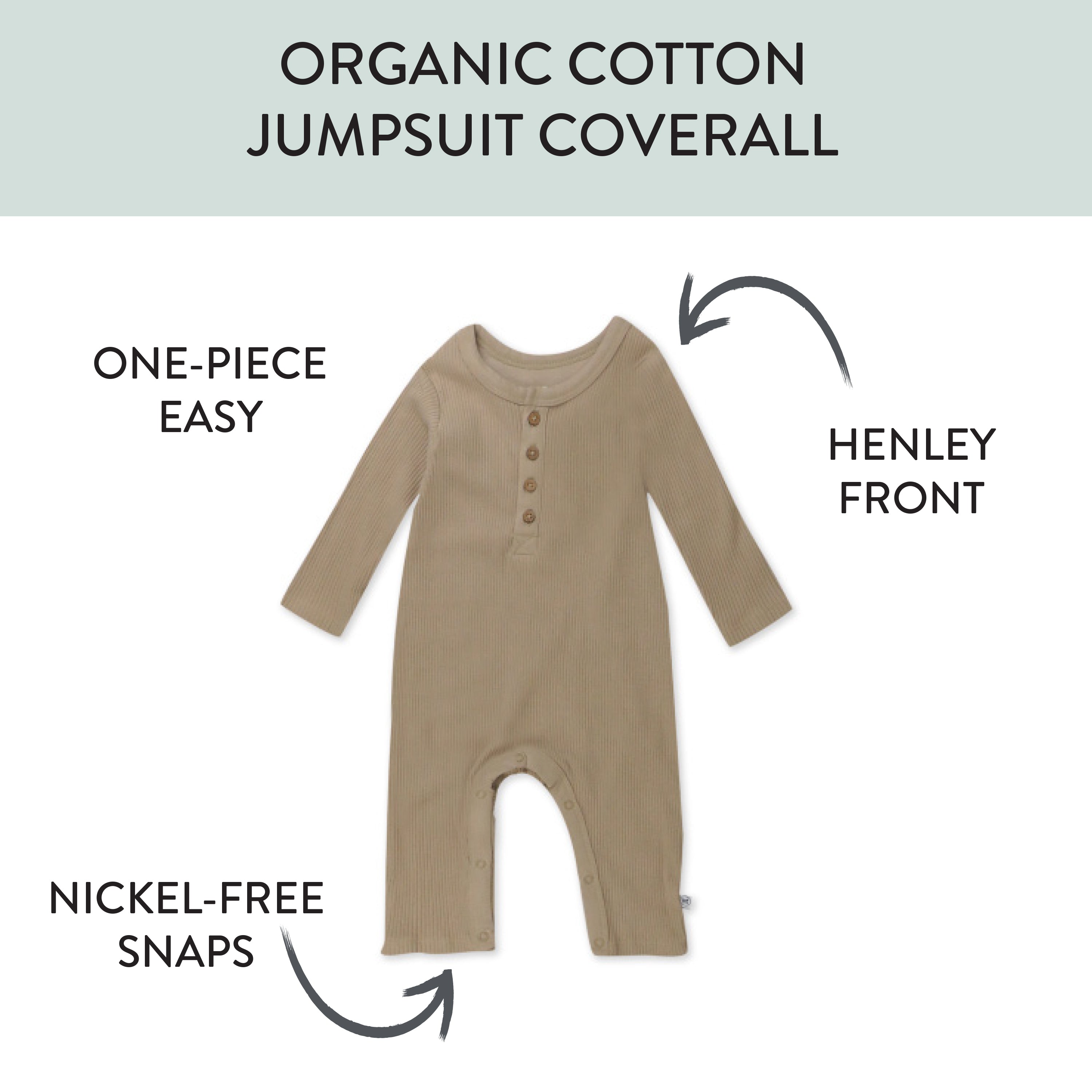  Organic Cotton One-Piece Jumpsuit Coverall、mySite、layawaytickets